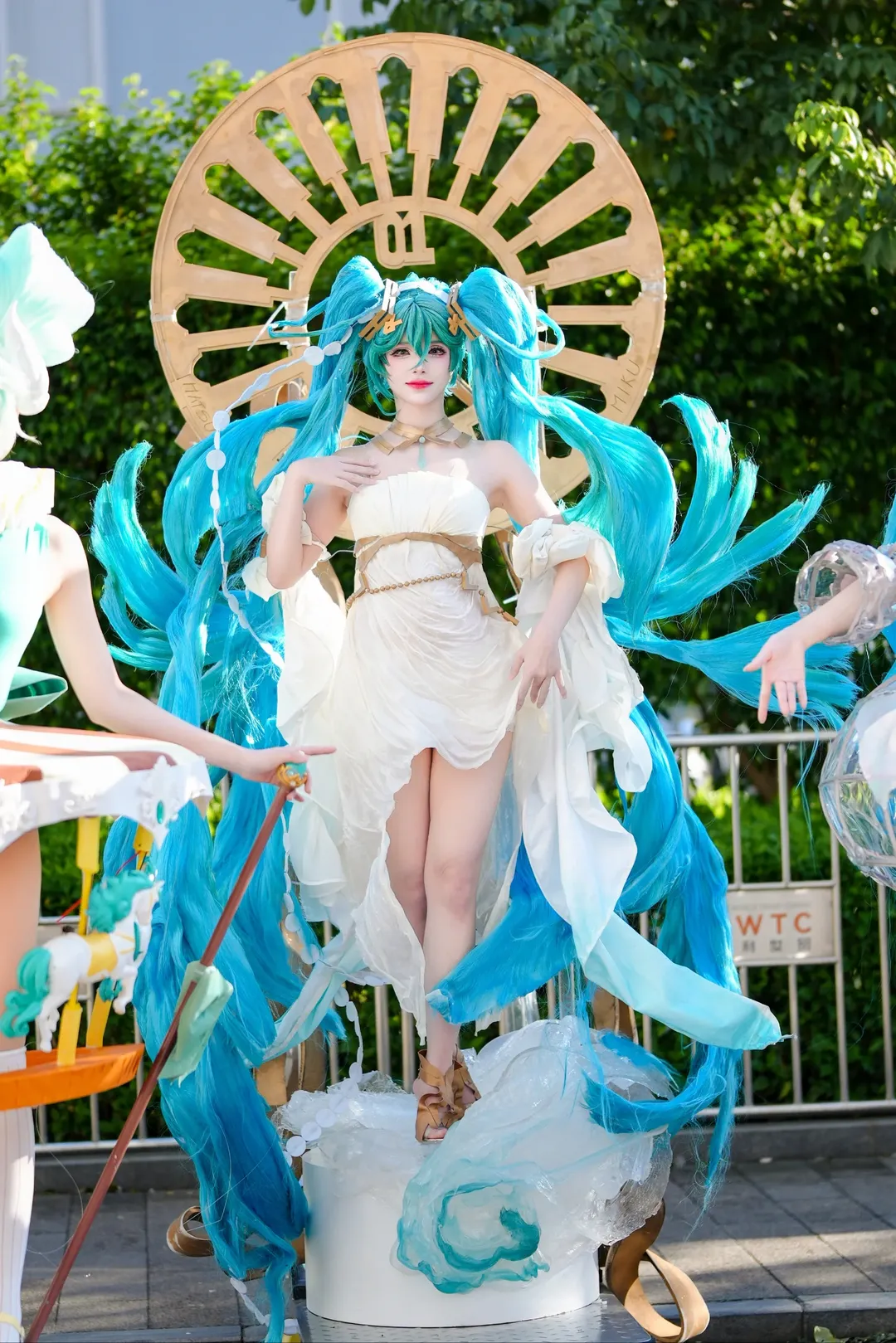 二次元, 漫展, 初音未来cos, 白丝, CICF - 第4张