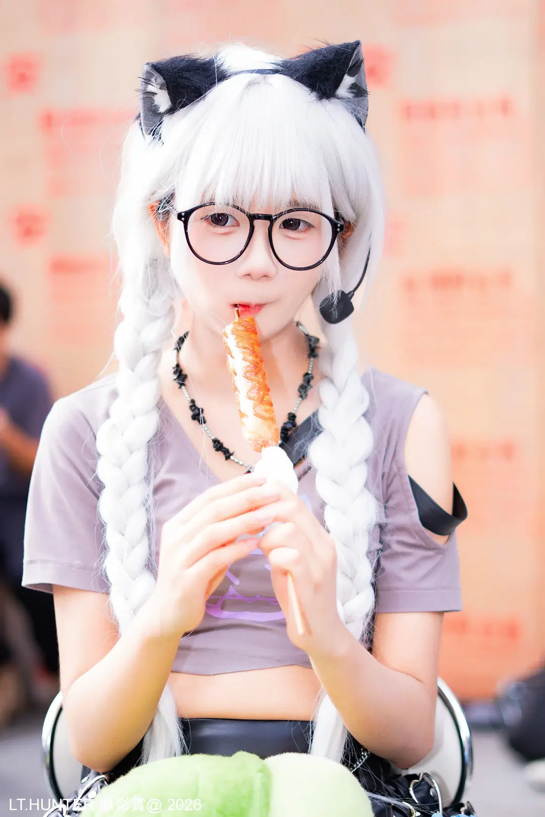 萤火虫漫展合集8 黑皮衣制服与红黑礼服的视觉碰撞 - 聆聽獵人 - 第9张