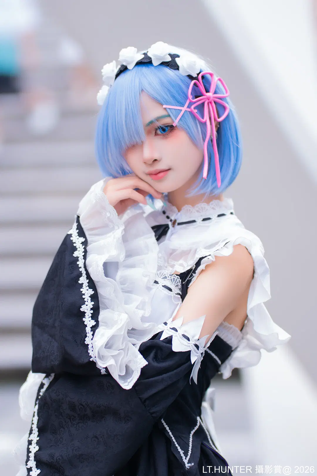 动星外景多风格cosplay记录，暗黑哥特与精灵造型的碰撞 - 聆聽獵人 - 第3张