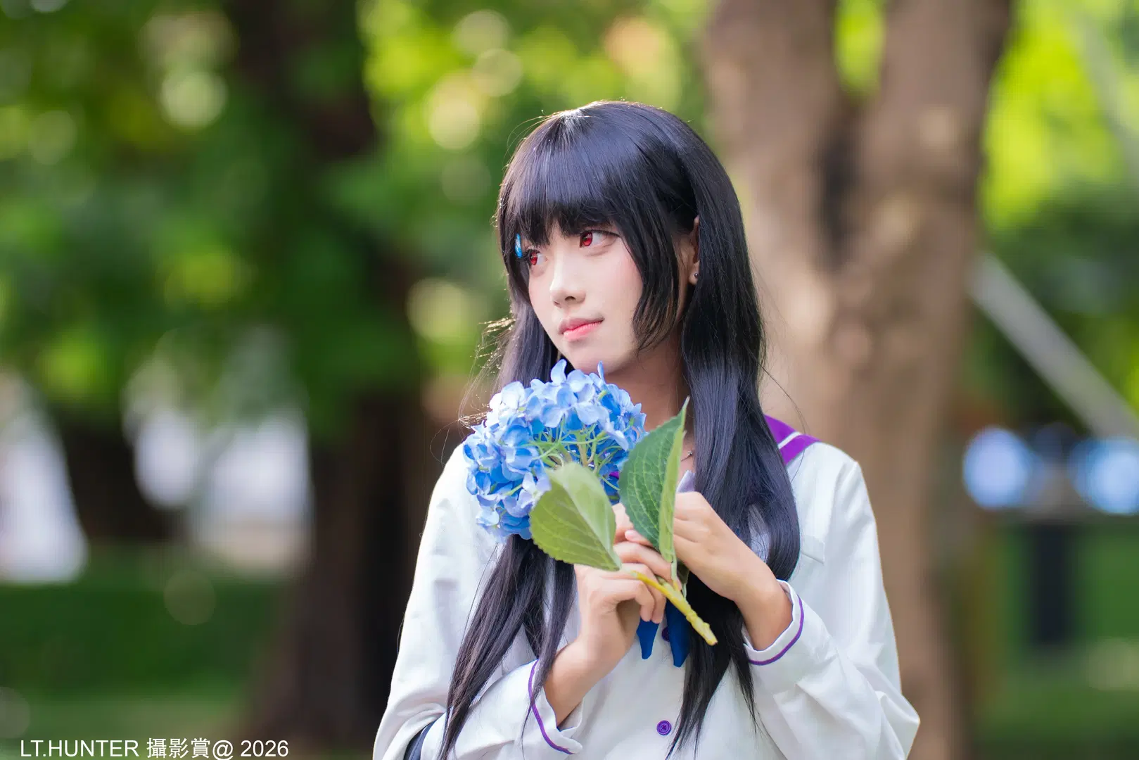 动星外景多风格cosplay记录，暗黑哥特与精灵造型的碰撞 - 聆聽獵人 - 第4张