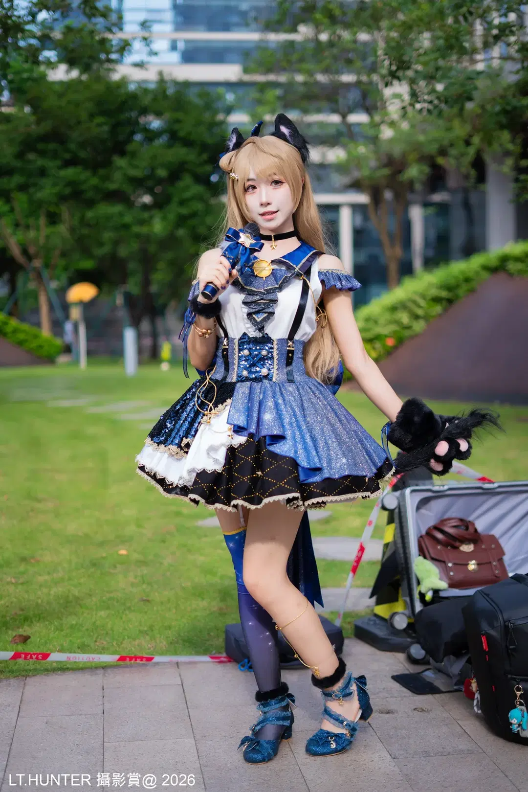 【南小鳥cos】螢火蟲漫展的藍色閃耀時刻 - 聆聽獵人 - 第2張