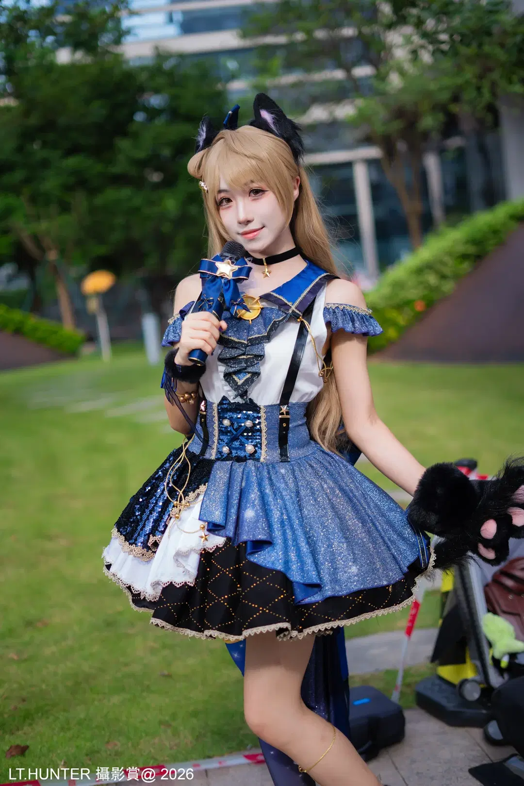 【南小鳥cos】螢火蟲漫展的藍色閃耀時刻 - 聆聽獵人 - 第3張