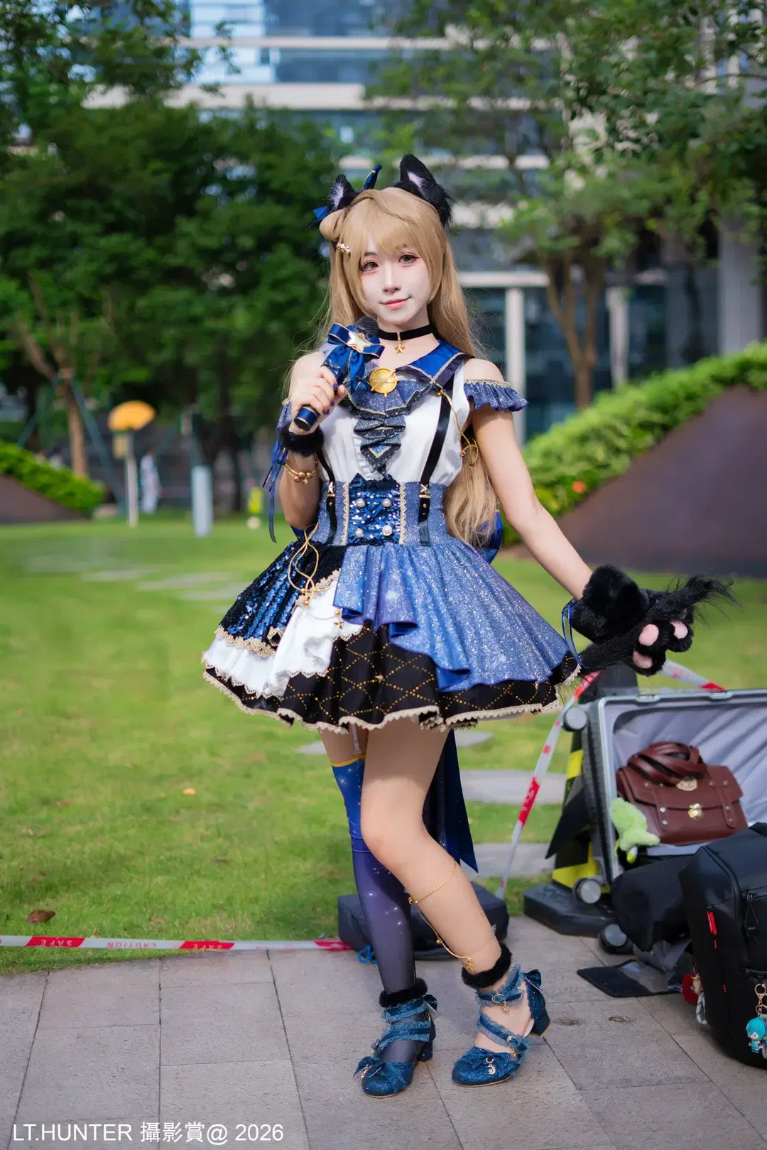 【南小鳥cos】螢火蟲漫展的藍色閃耀時刻 - 聆聽獵人 - 第6張