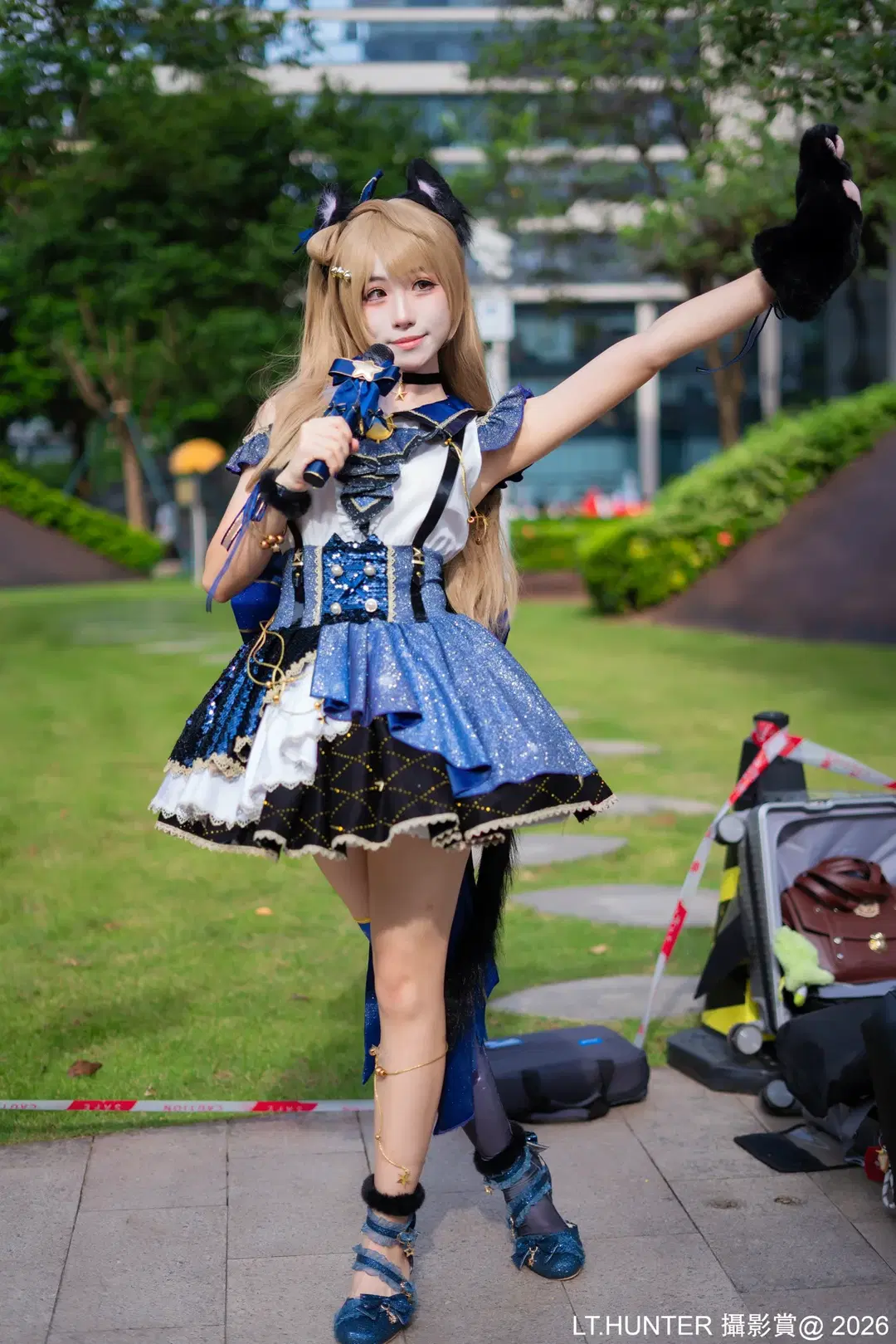 【南小鳥cos】螢火蟲漫展的藍色閃耀時刻 - 聆聽獵人 - 第9張