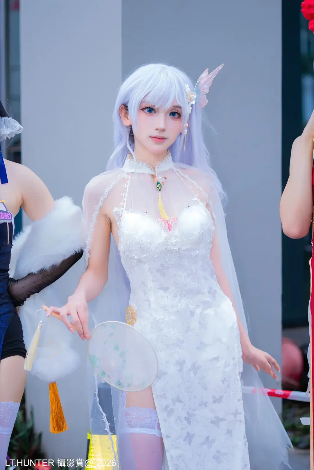 Azur Lane White Tights Qipao Cosplay at Firefly ACG Expo by 聆聽獵人 - Image 2
