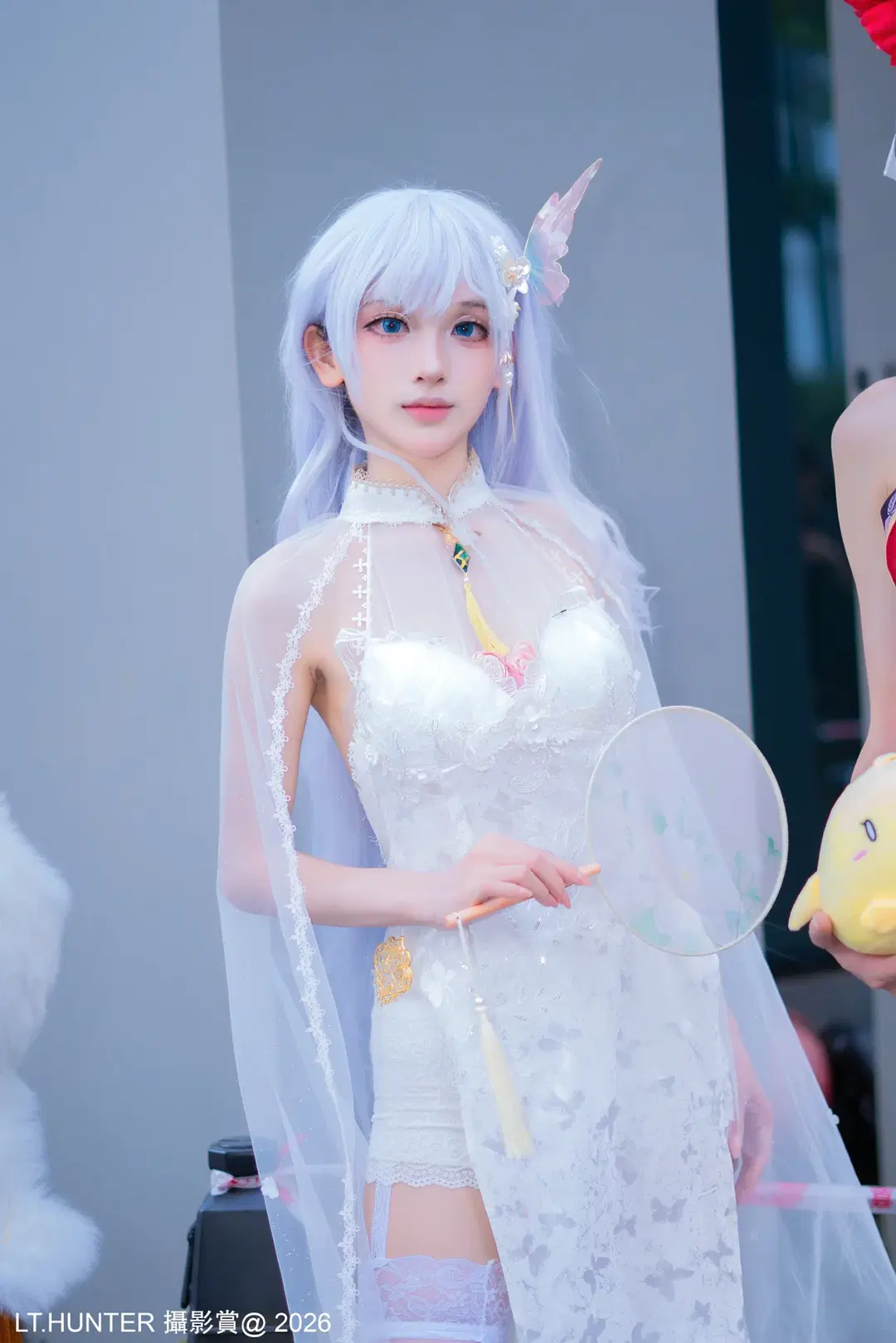Azur Lane White Tights Qipao Cosplay at Firefly ACG Expo by 聆聽獵人 - Image 6