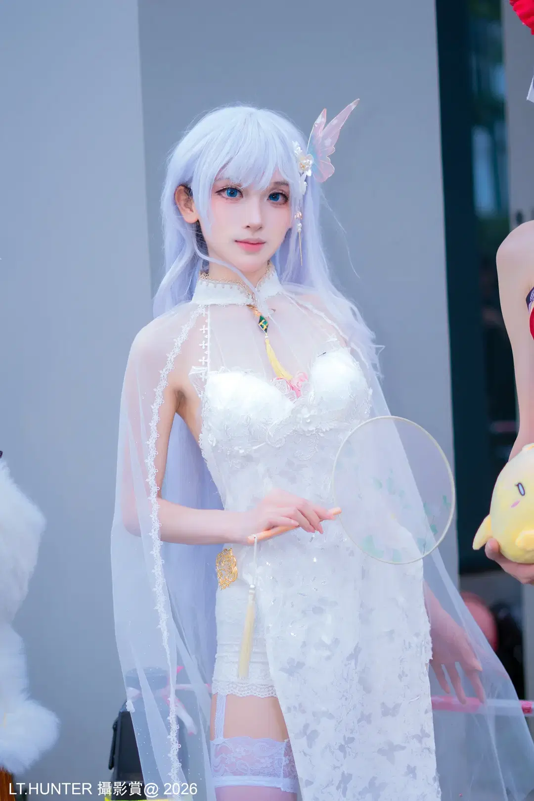 Azur Lane White Tights Qipao Cosplay at Firefly ACG Expo by 聆聽獵人 - Image 7