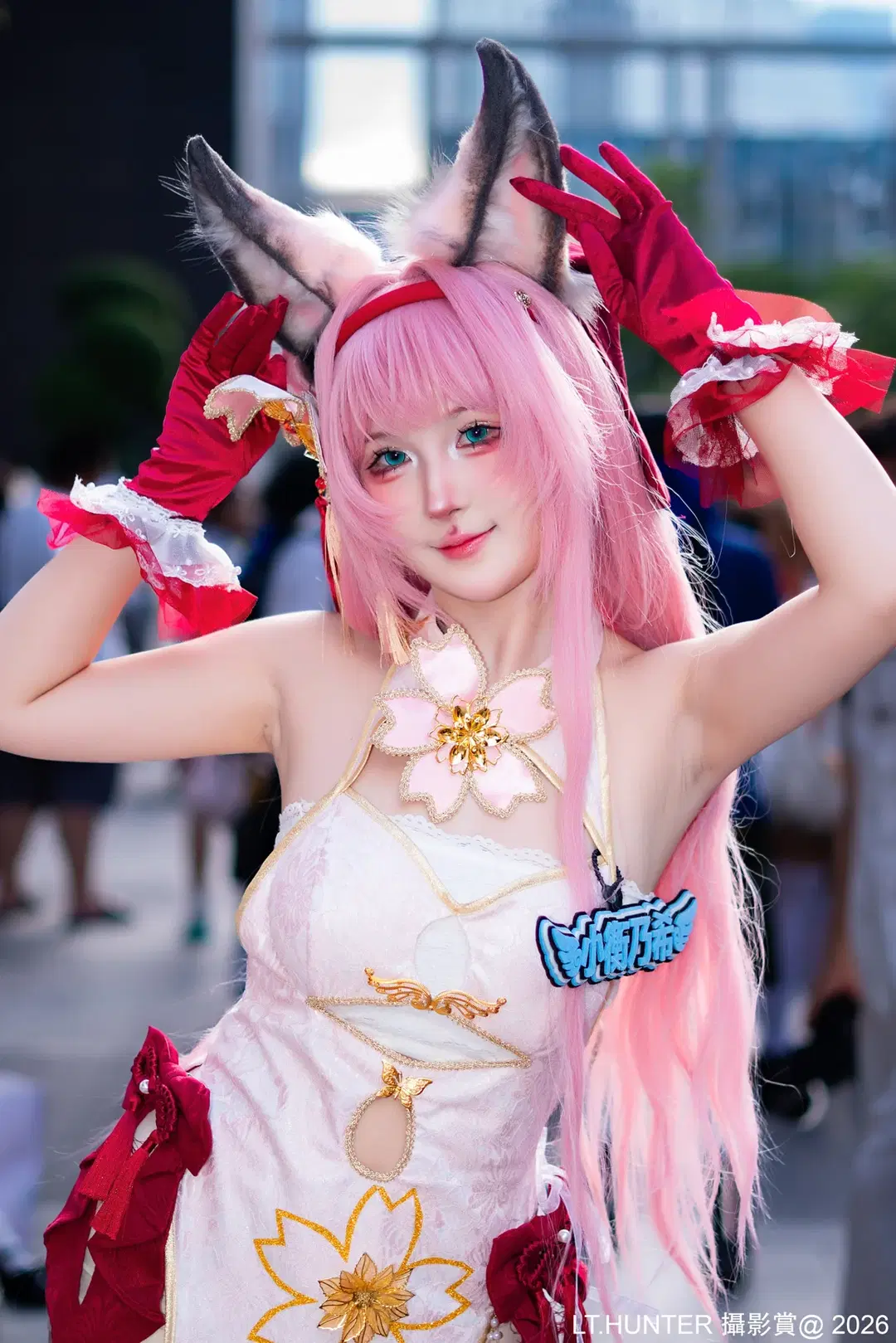Pink-Haired Animal-Eared Girl at Firefly ACG Expo: A Costume Packed with Detail by 聆聽獵人 - Image 9