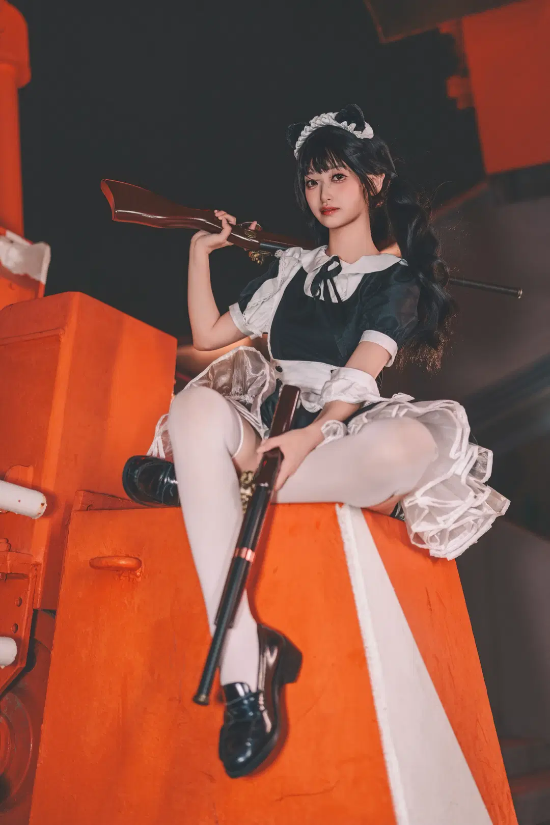 这套工业风战斗女仆的搭配非常出片 - 大橘 - 第7张