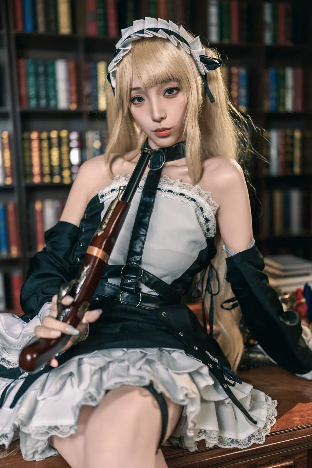 复古书房, 萝丝玛莉cos, 女仆至上主义 生与死, 皮靴女仆, 冷酷性感