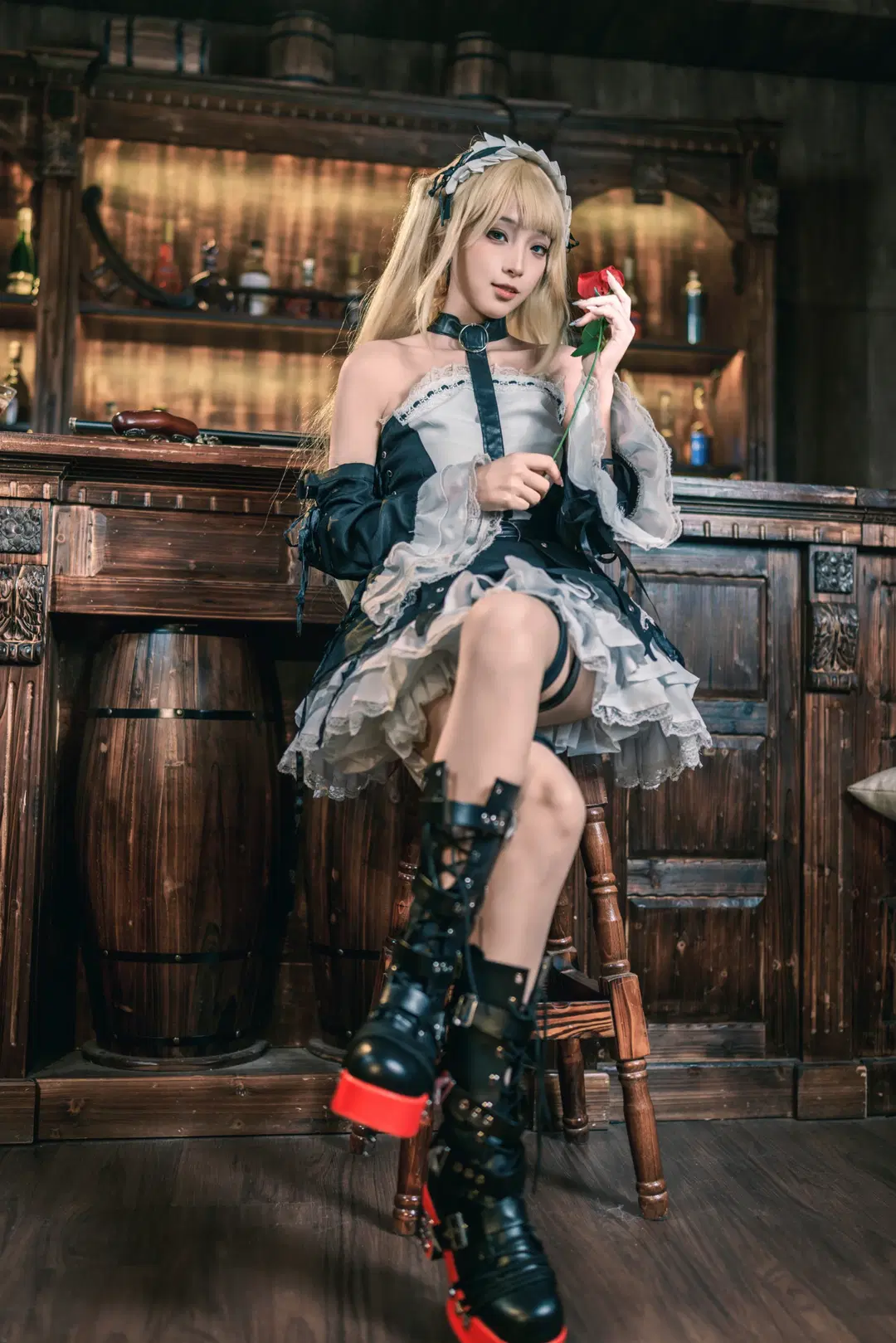 【マリー・ローズ コスプレ】酒場のワルい女、ギャップ萌え全開！ - 大橘 - 15枚目