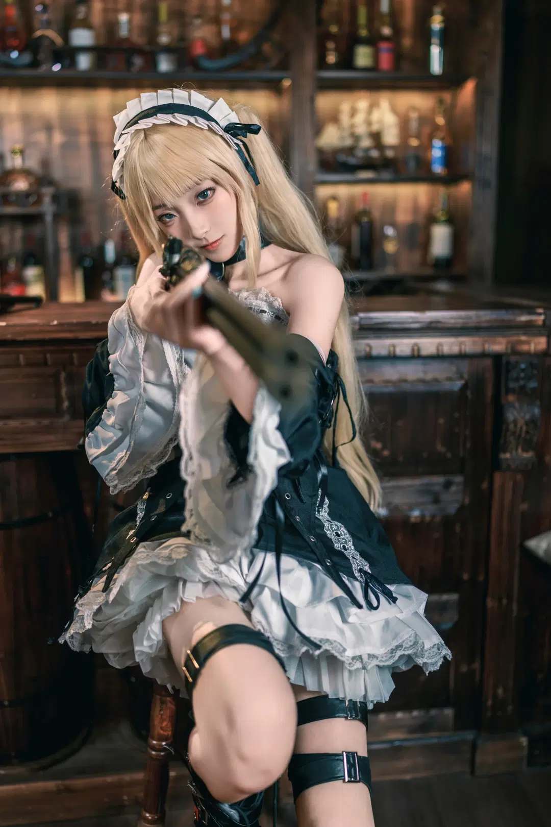 【マリー・ローズ コスプレ】酒場のワルい女、ギャップ萌え全開！ - 大橘 - 5枚目