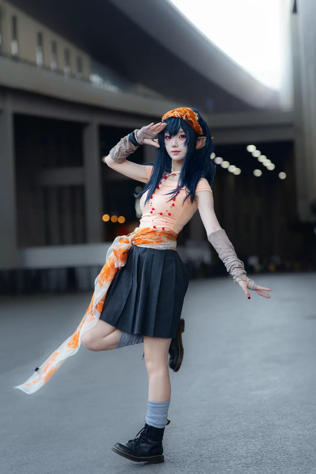 Arknights, Arknights cosplay, Stockings cosplay, Closure cosplay, HyperGryph Carnival