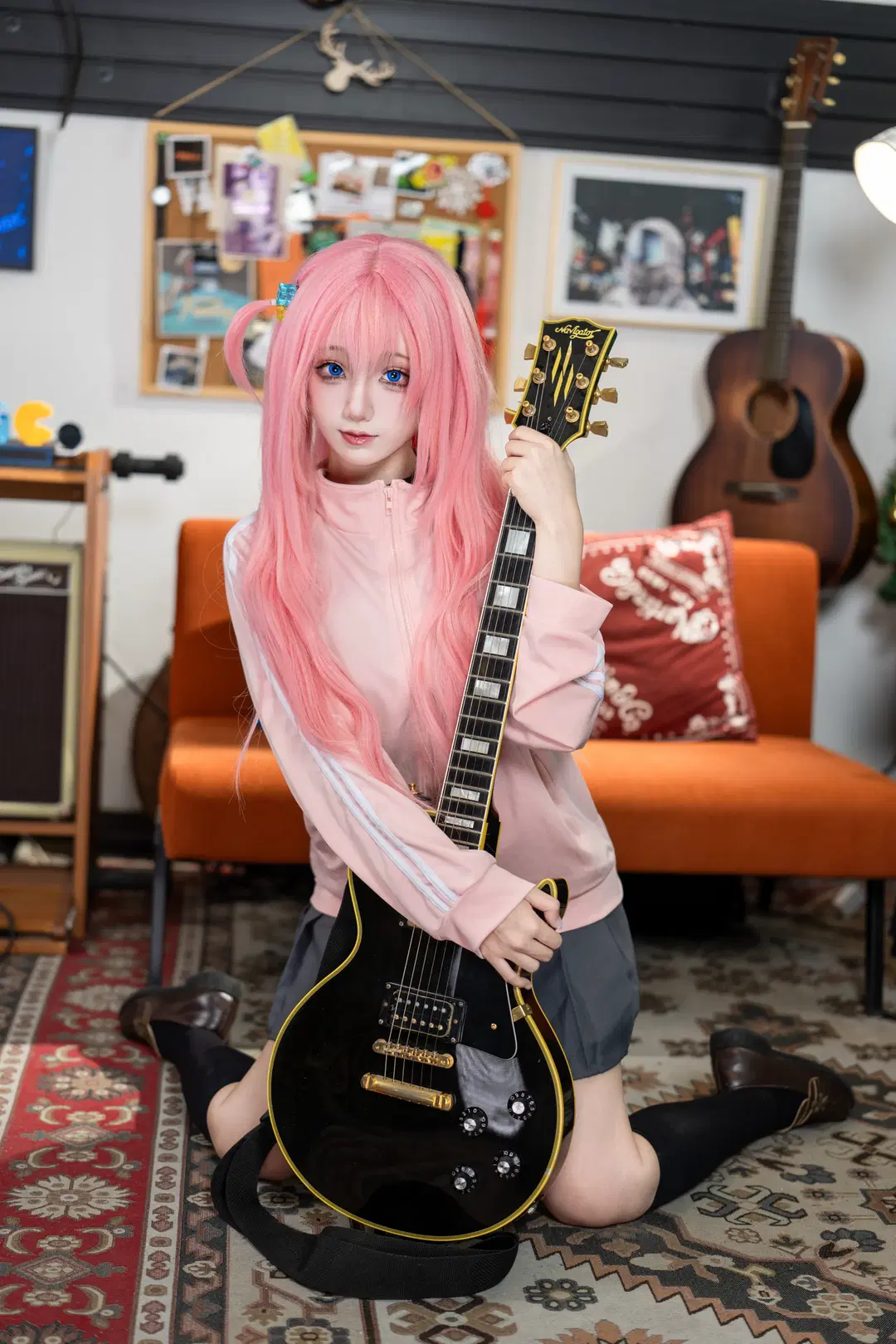 [Bocchi cosplay] Bocchi the Rock! Bocchi-chan's Guitar Practice Day by 楷逸 - Image 5