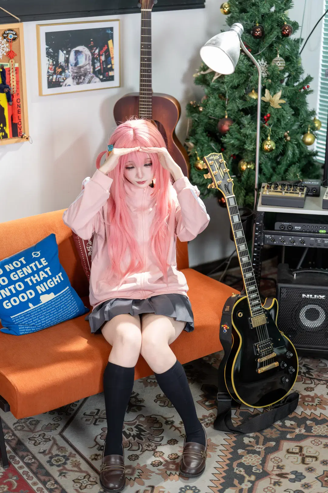 [Bocchi cosplay] Bocchi the Rock! Bocchi-chan's Guitar Practice Day by 楷逸 - Image 6