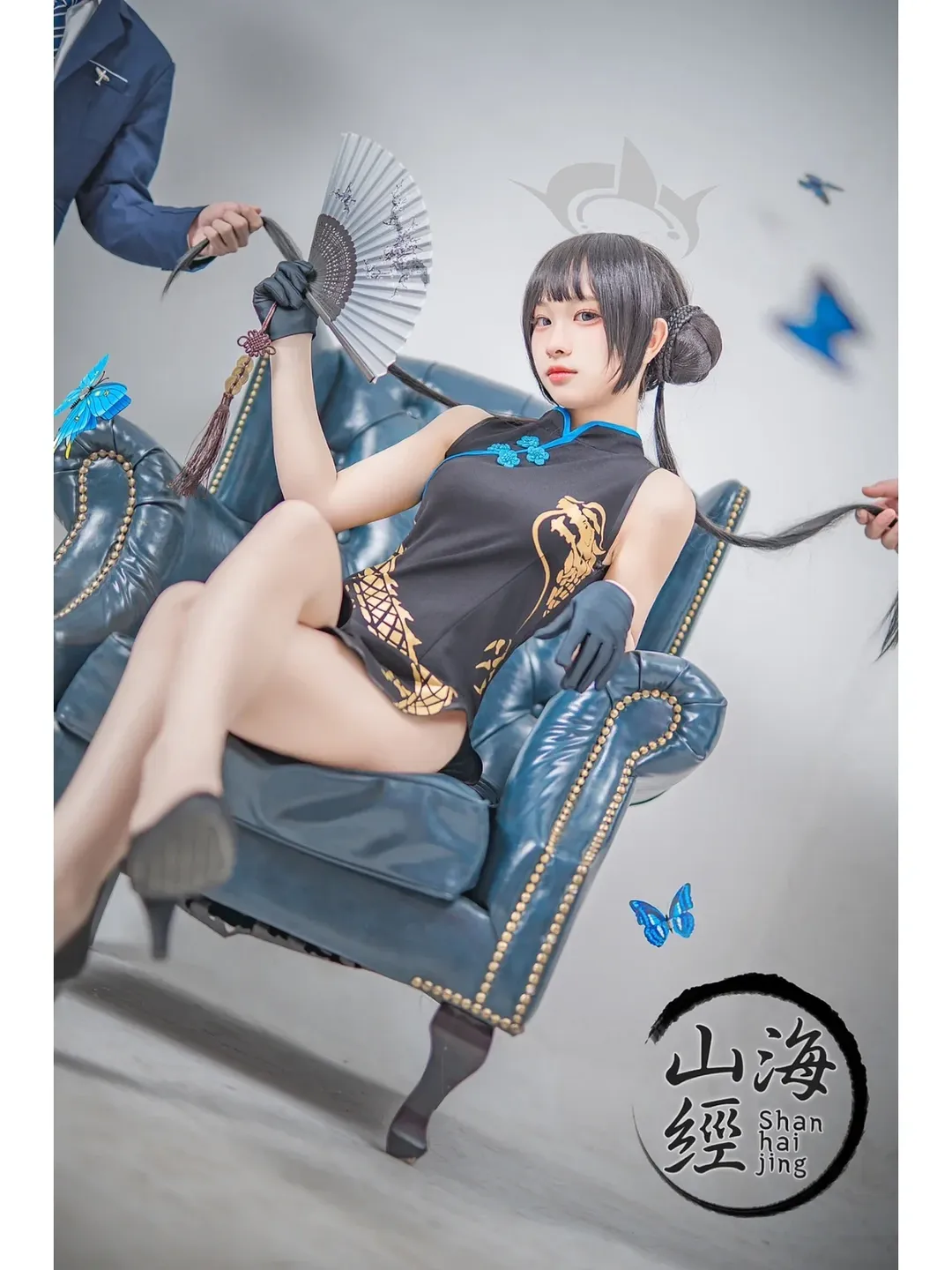 妃咲cos, 碧蓝档案, 二次元cosplay, 旗袍穿搭, 拍摄教程 - 第6张