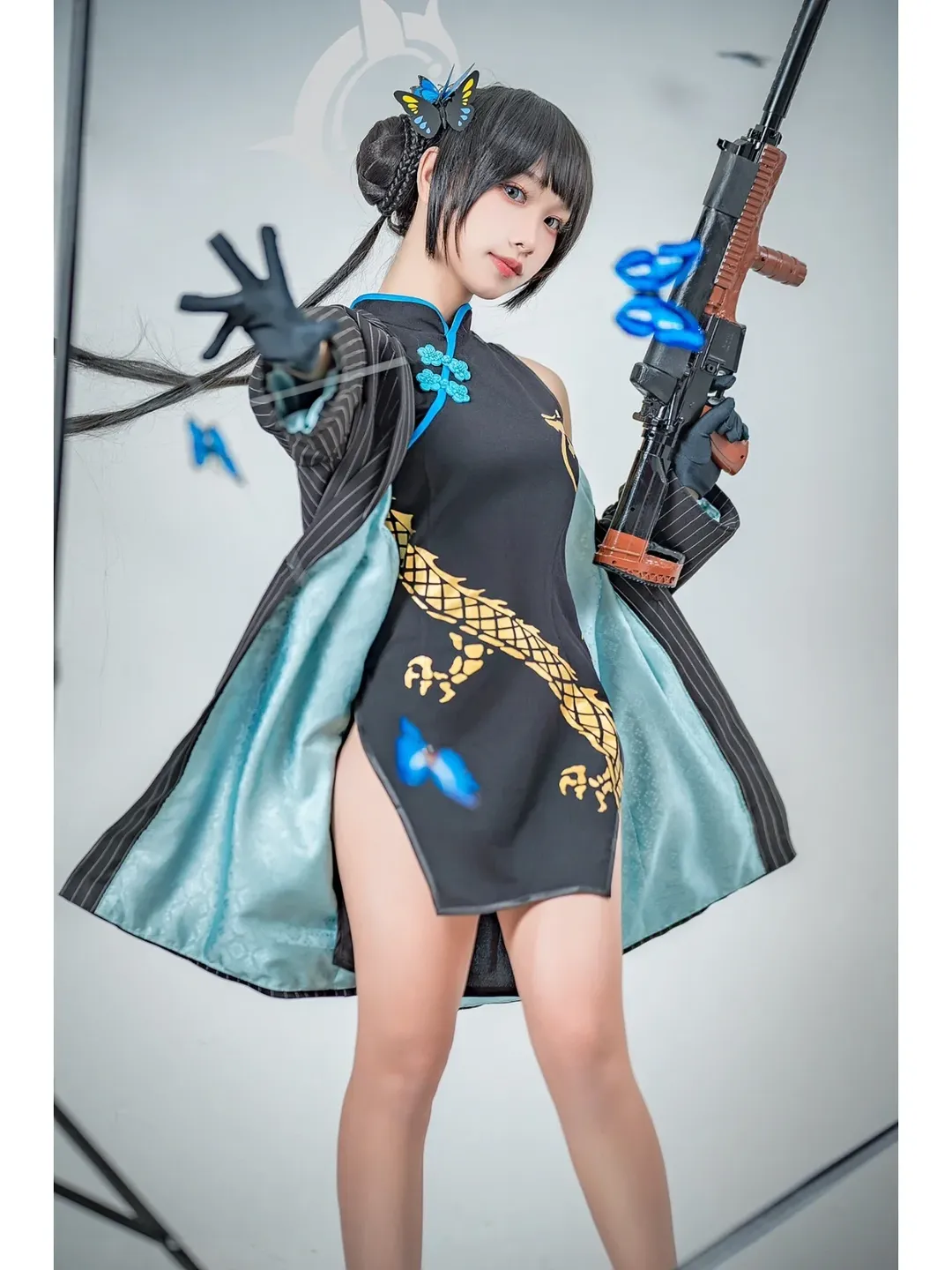 妃咲cos, 碧蓝档案, 二次元cosplay, 旗袍穿搭, 拍摄教程 - 第8张