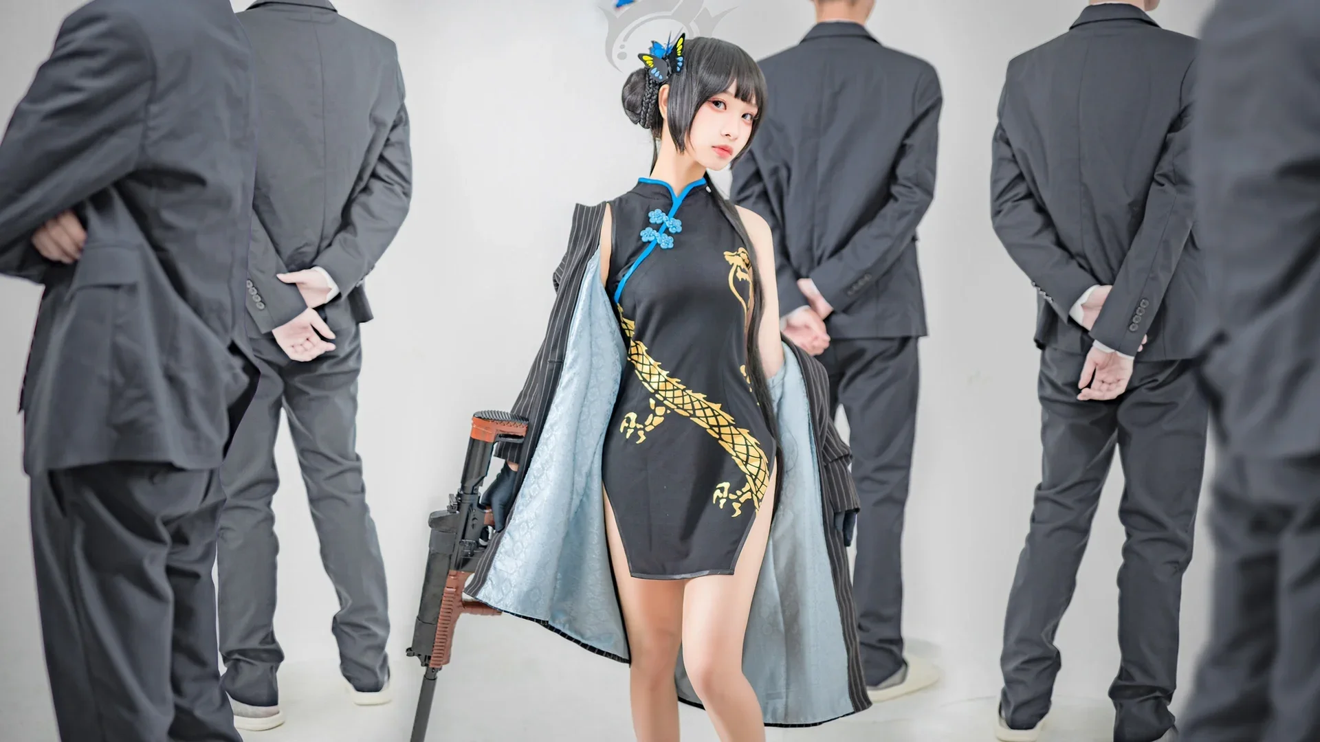 妃咲cos, 碧蓝档案, 二次元cosplay, 旗袍穿搭, 拍摄教程 - 第9张