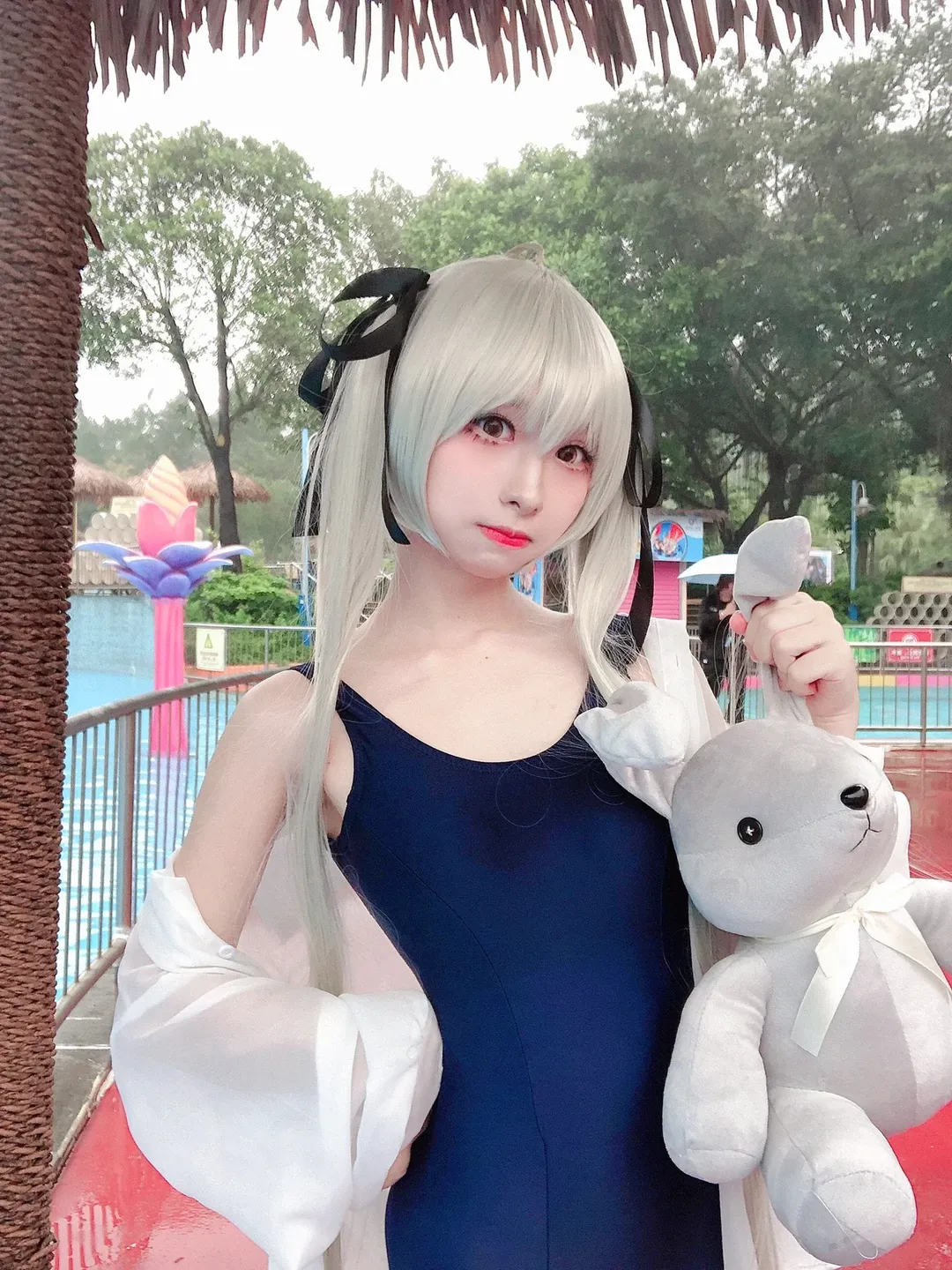 長隆水上樂園, 穹妹cos, 緣之空, 死庫水, 二次元泳裝 - 第1張