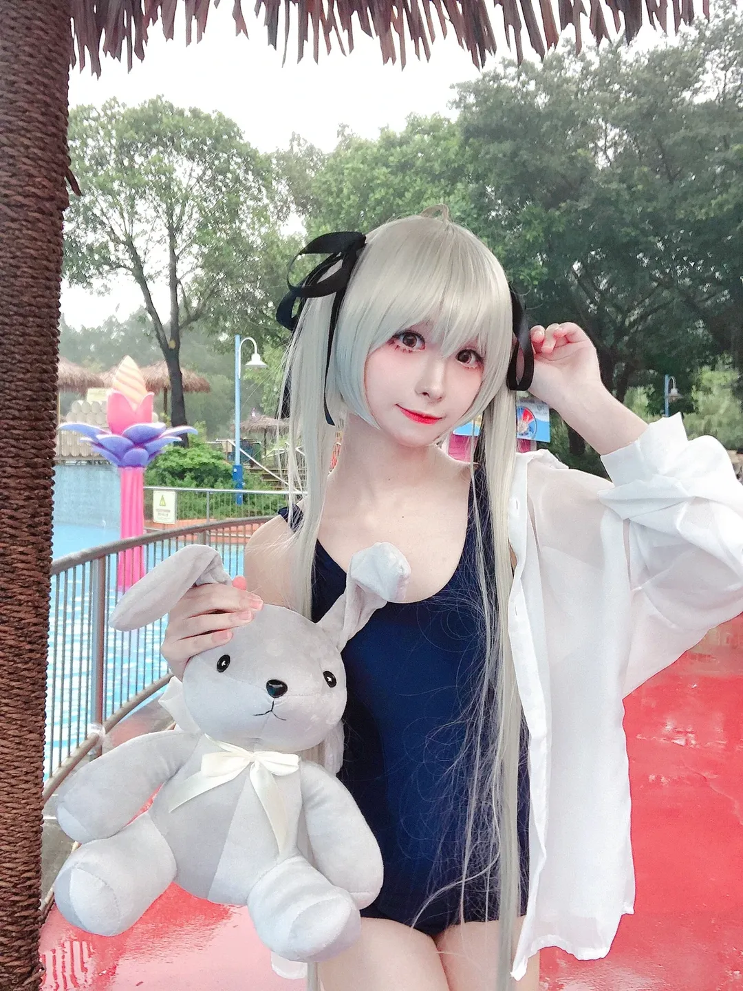 長隆水上樂園, 穹妹cos, 緣之空, 死庫水, 二次元泳裝