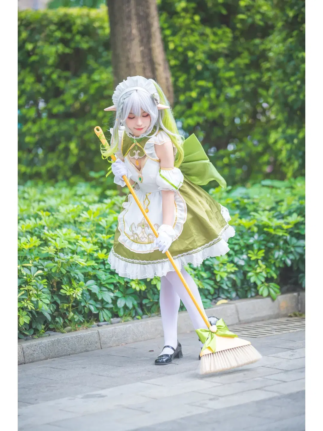 【ナヒーダ コスプレ】『原神』草神メイドのイベント写真レポ - 茄子酱i - 2枚目