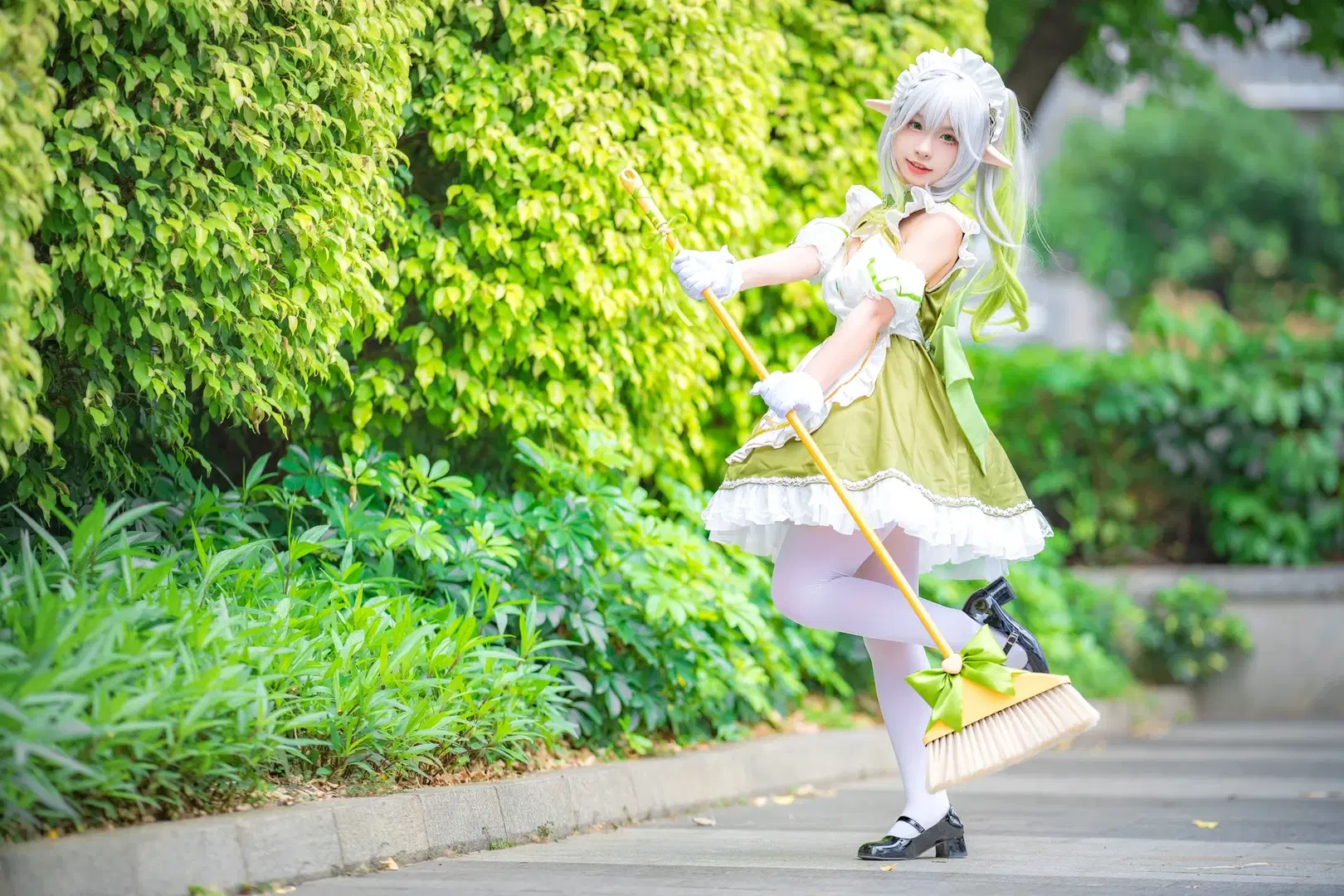 【ナヒーダ コスプレ】『原神』草神メイドのイベント写真レポ - 茄子酱i - 4枚目
