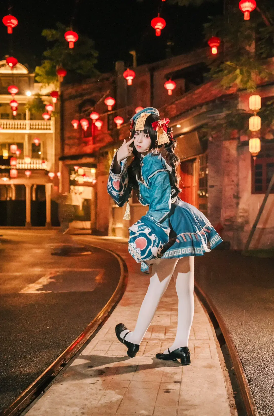 小殭屍lolita的夜晚探險，中元節復古街拍 - 茄子酱i - 第2張