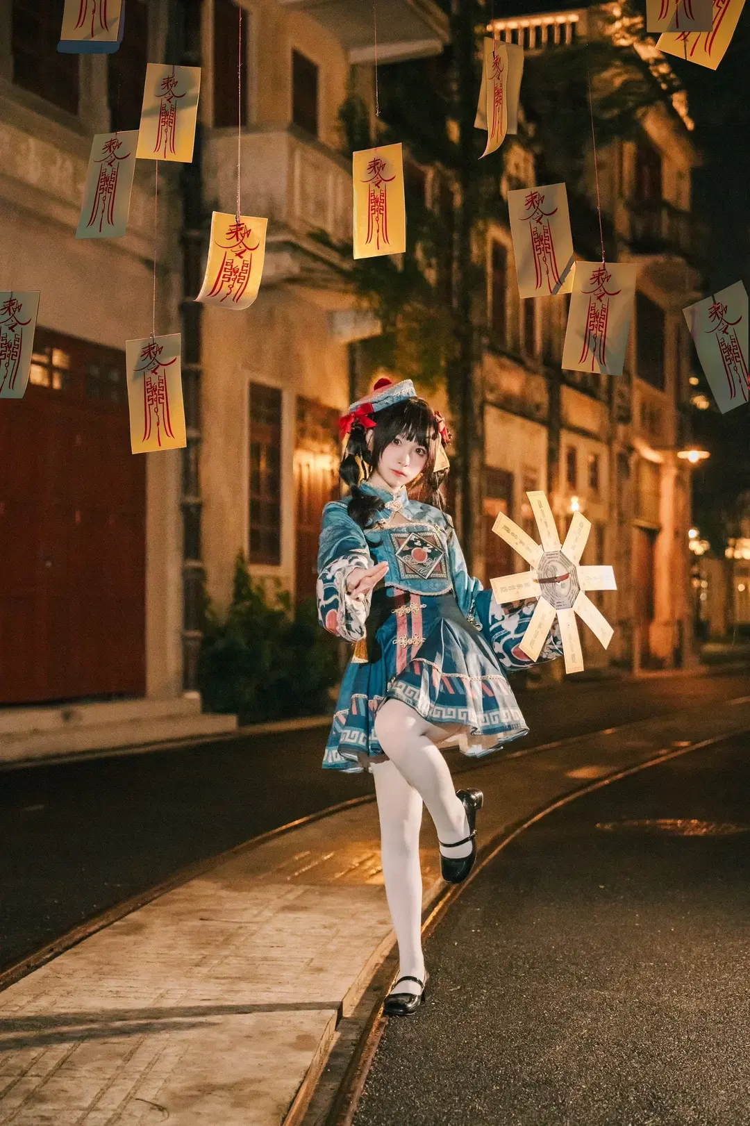 小殭屍lolita的夜晚探險，中元節復古街拍 - 茄子酱i - 第3張