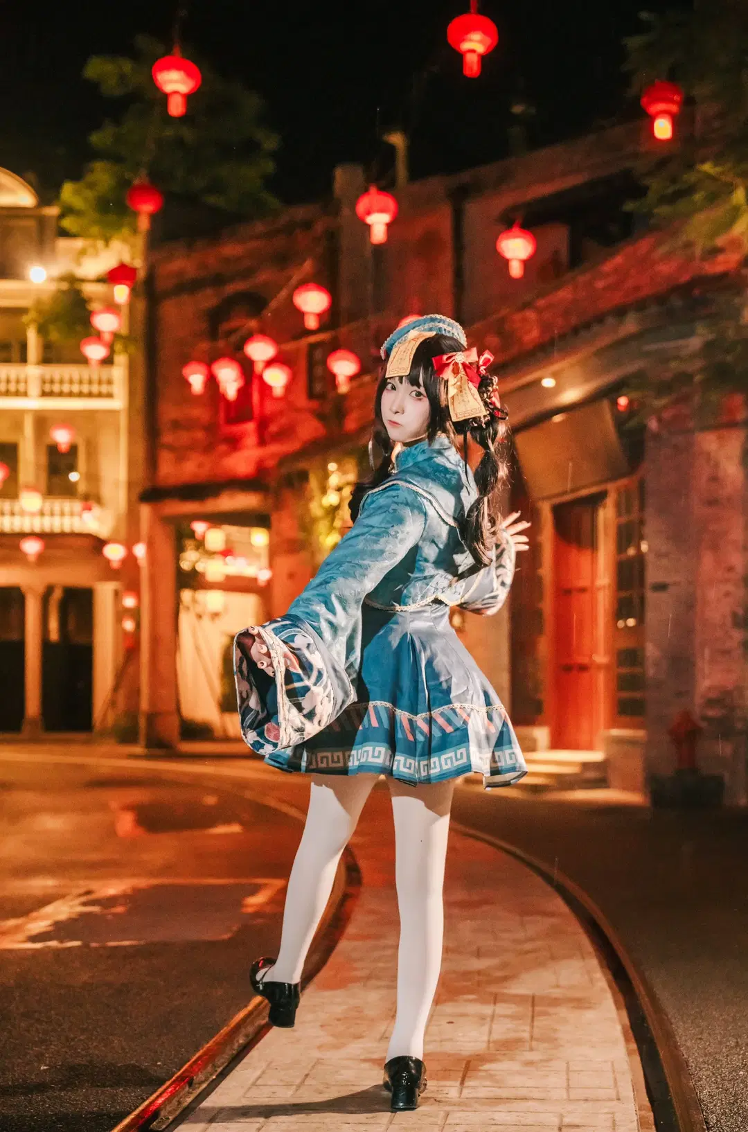 小殭屍lolita的夜晚探險，中元節復古街拍 - 茄子酱i - 第4張