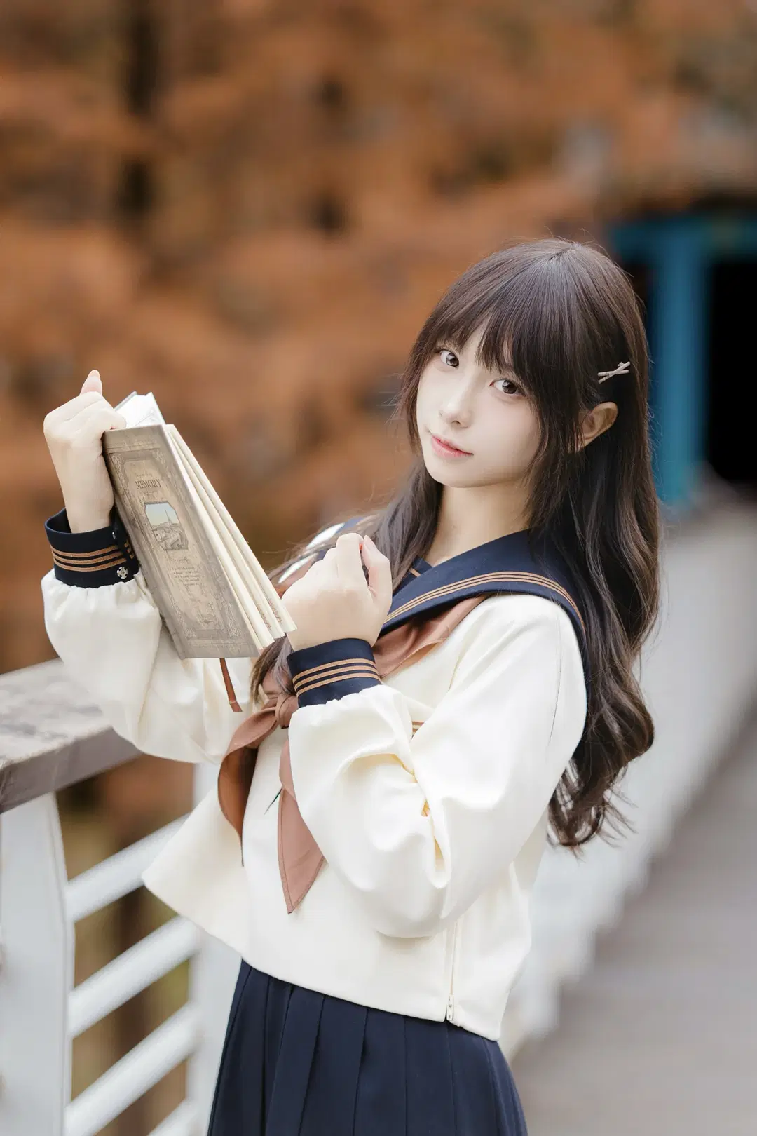コスプレ, 写真撮影, JK制服, 日本風, 秋限定