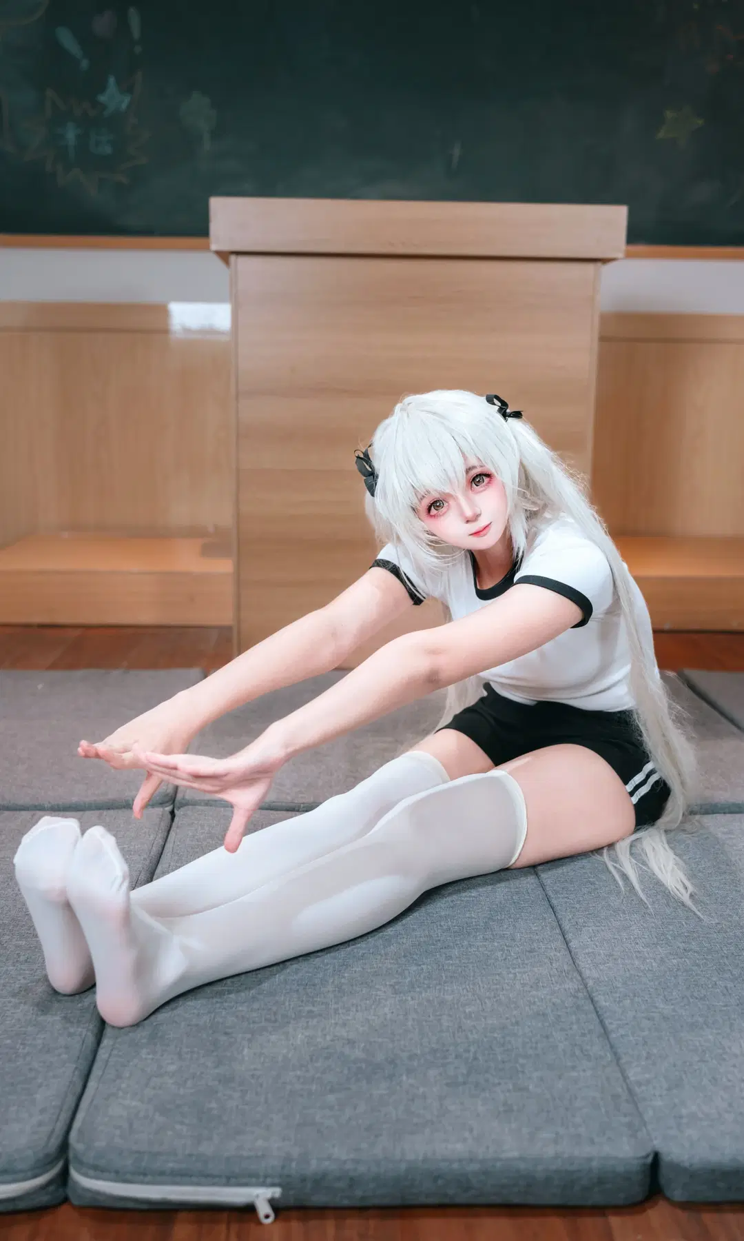 【春日野穹cos】缘之空校园体操服摄影记录 - 淡墨（摄影版） - 第6张