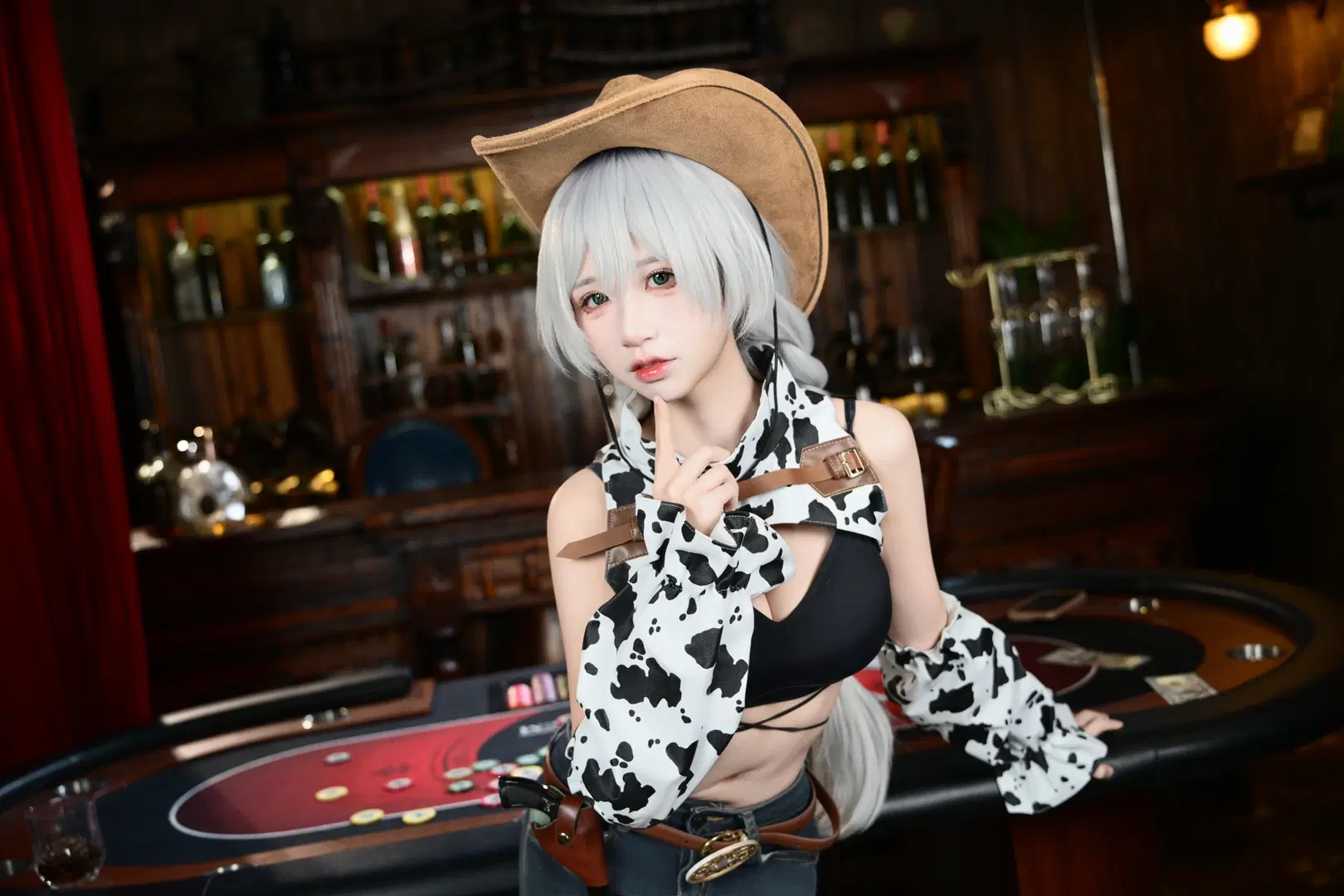【ファーゴコスプレ】『アズールレーン』純白の熱潮：ウエスタンカウボーイ コスプレの風情（アズールレーン ファーゴ） - Forever_Khalil_C - 2枚目