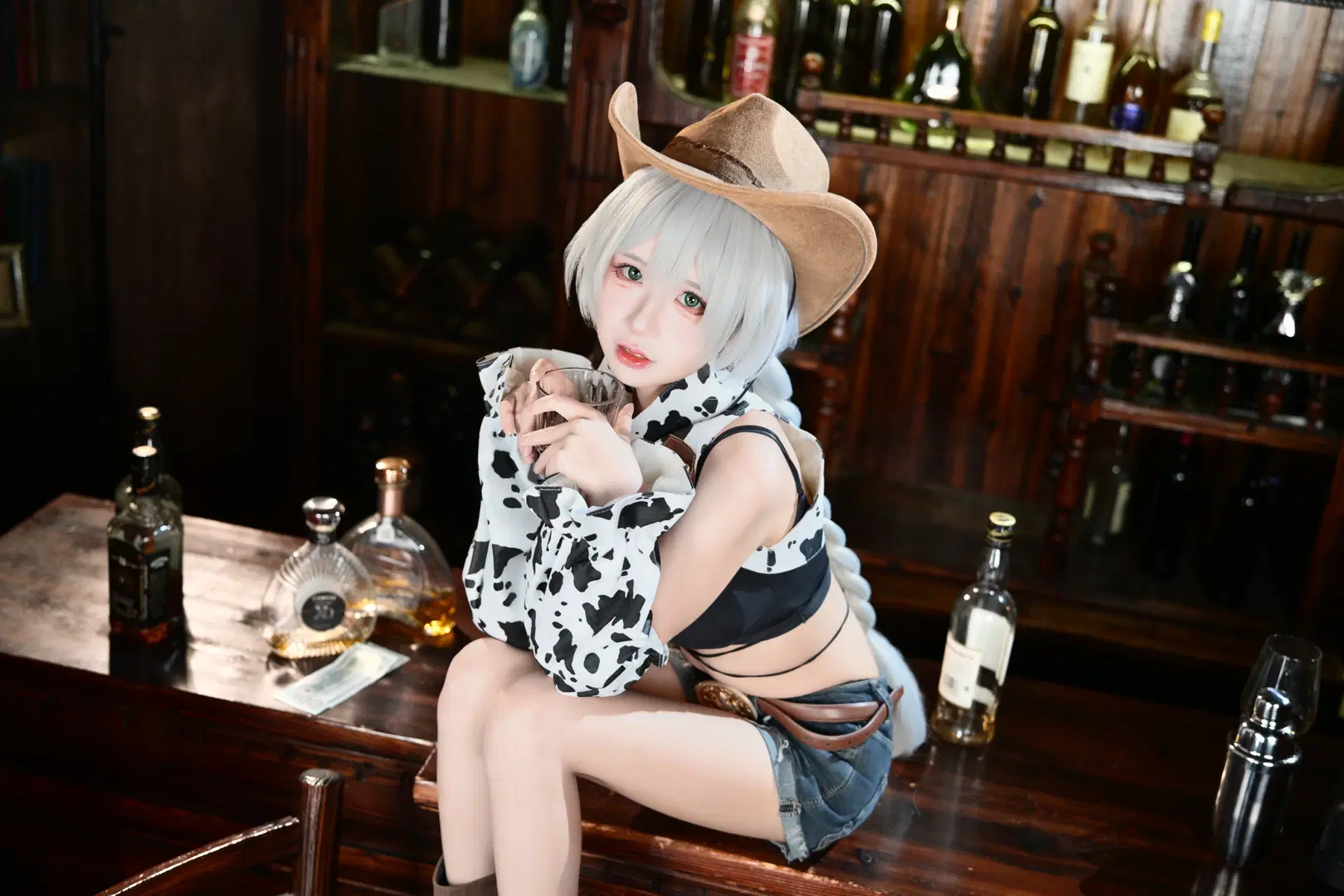 【ファーゴコスプレ】『アズールレーン』純白の熱潮：ウエスタンカウボーイ コスプレの風情（アズールレーン ファーゴ） - Forever_Khalil_C - 4枚目