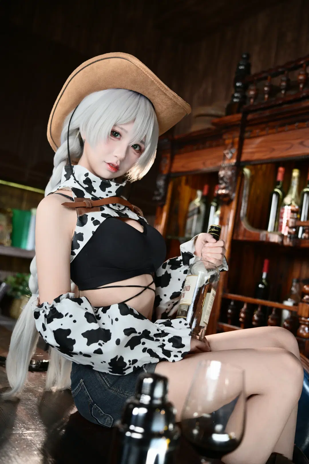【ファーゴコスプレ】『アズールレーン』純白の熱潮：ウエスタンカウボーイ コスプレの風情（アズールレーン ファーゴ） - Forever_Khalil_C - 9枚目