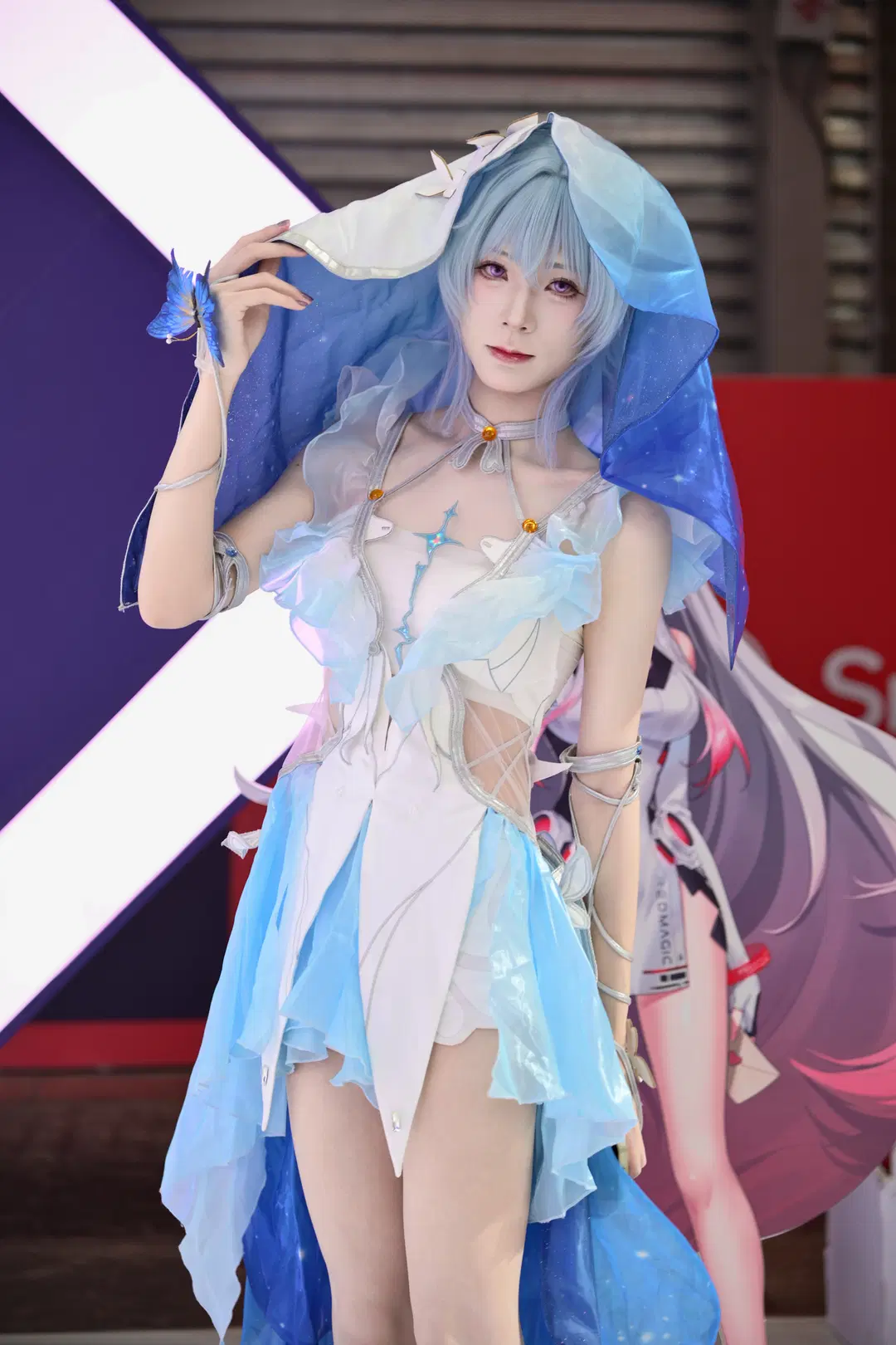 ChinaJoy 2026 Anime Convention Snapshots: Costume Changes from Elf Style to Cyber-Techwear (Cosplay & White Stockings) by Forever_Khalil_C - Image 2