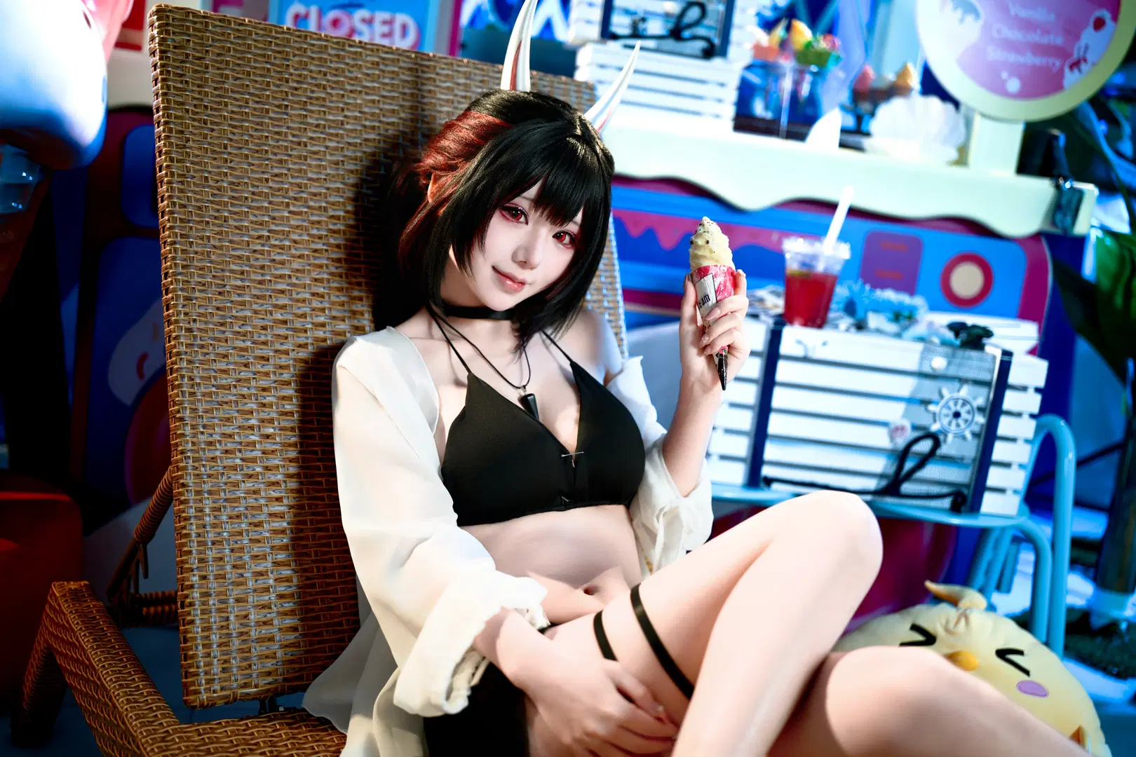 【初月 コスプレ】『アズールレーン』八月の恋夏水着撮影記録 - Forever_Khalil_C - 10枚目