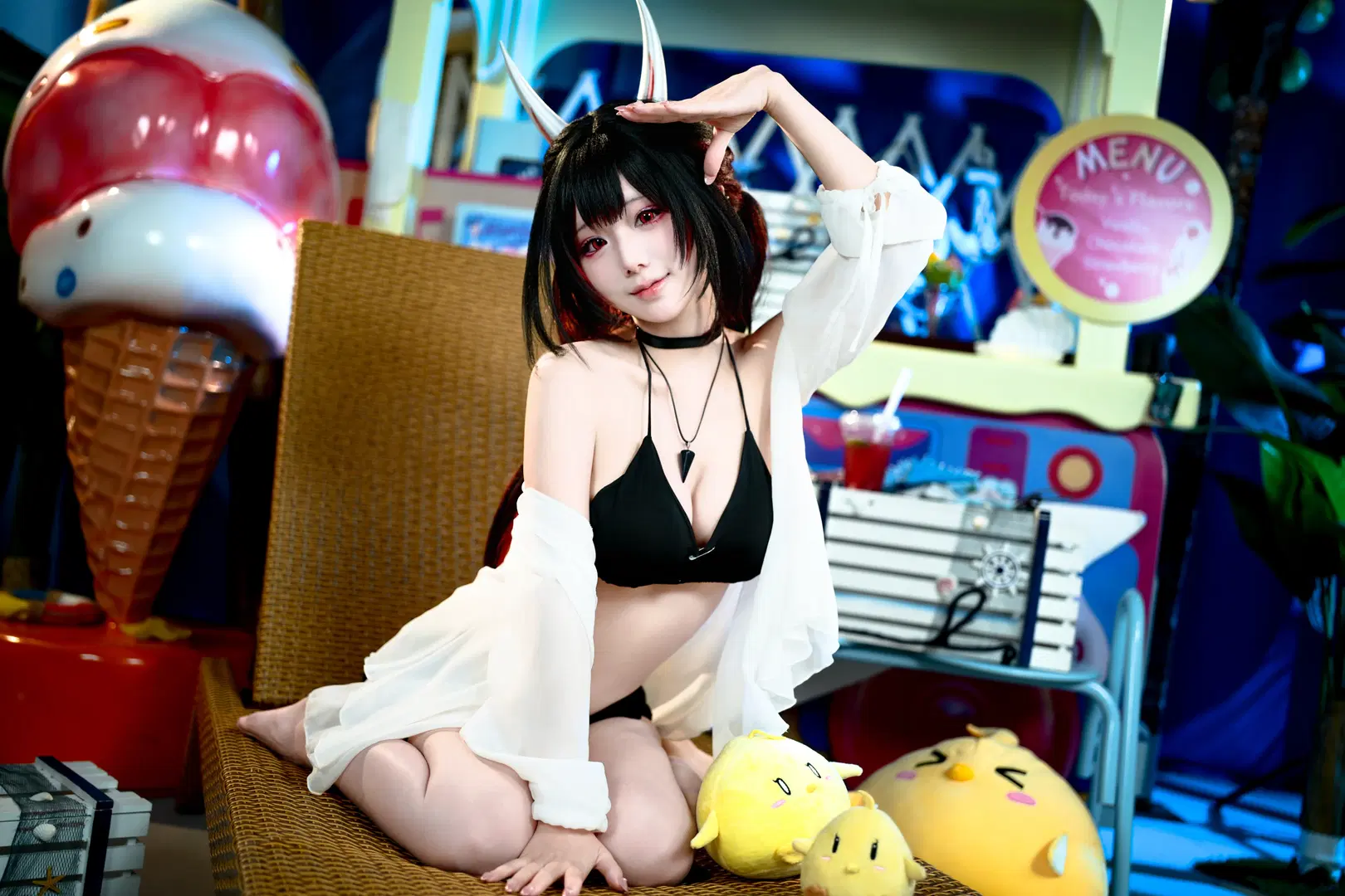 【初月 コスプレ】『アズールレーン』八月の恋夏水着撮影記録 - Forever_Khalil_C - 2枚目