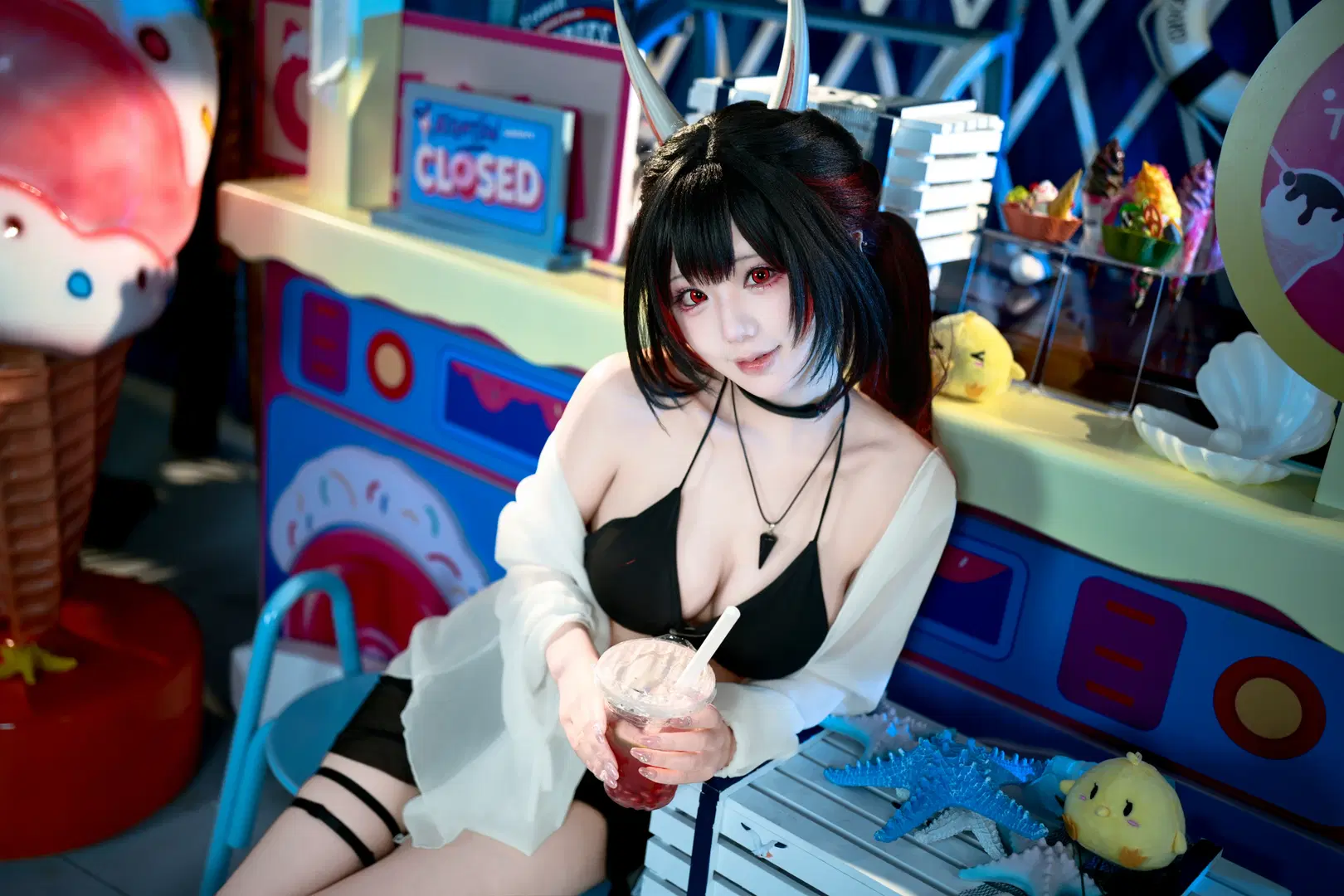 【初月 コスプレ】『アズールレーン』八月の恋夏水着撮影記録 - Forever_Khalil_C - 3枚目