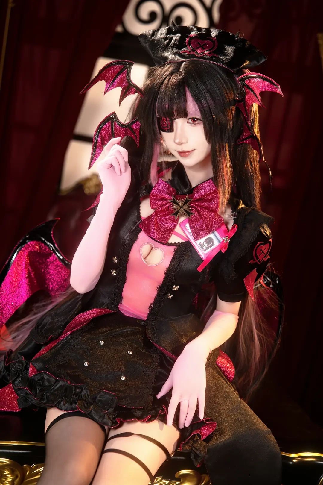 碧蓝航线, 哥特风, 黑丝, 吸血鬼, 莫里茨亲王cos - 第2张