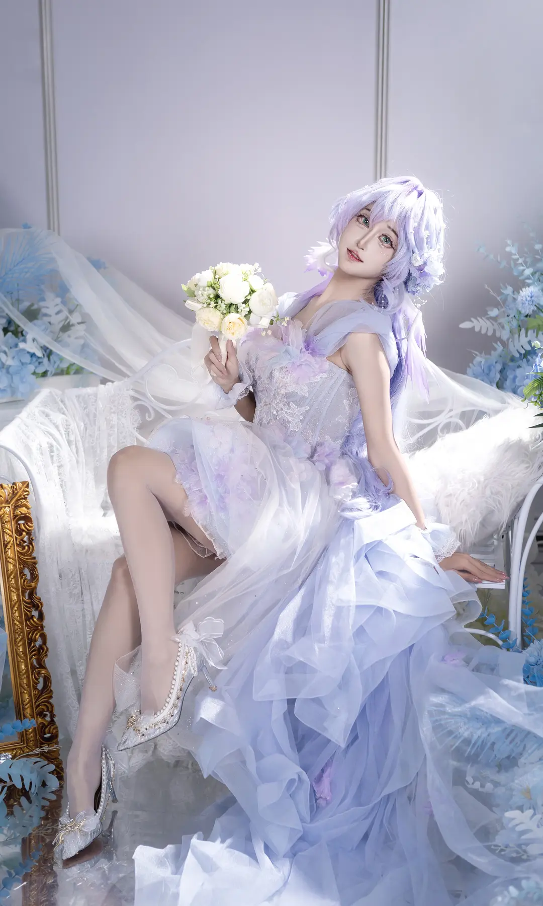 漫展場照, 二次元cos, cosplay返圖, 白絲cos, 廣州CICF漫展 - 第4張