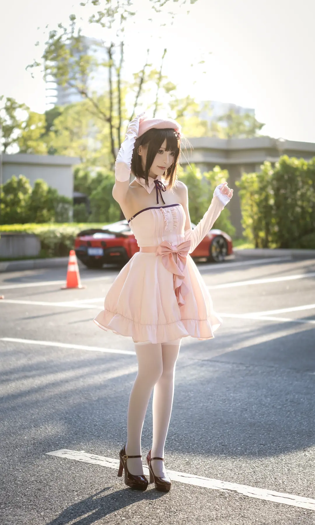 漫展場照, 二次元cos, cosplay返圖, 白絲cos, 廣州CICF漫展 - 第6張