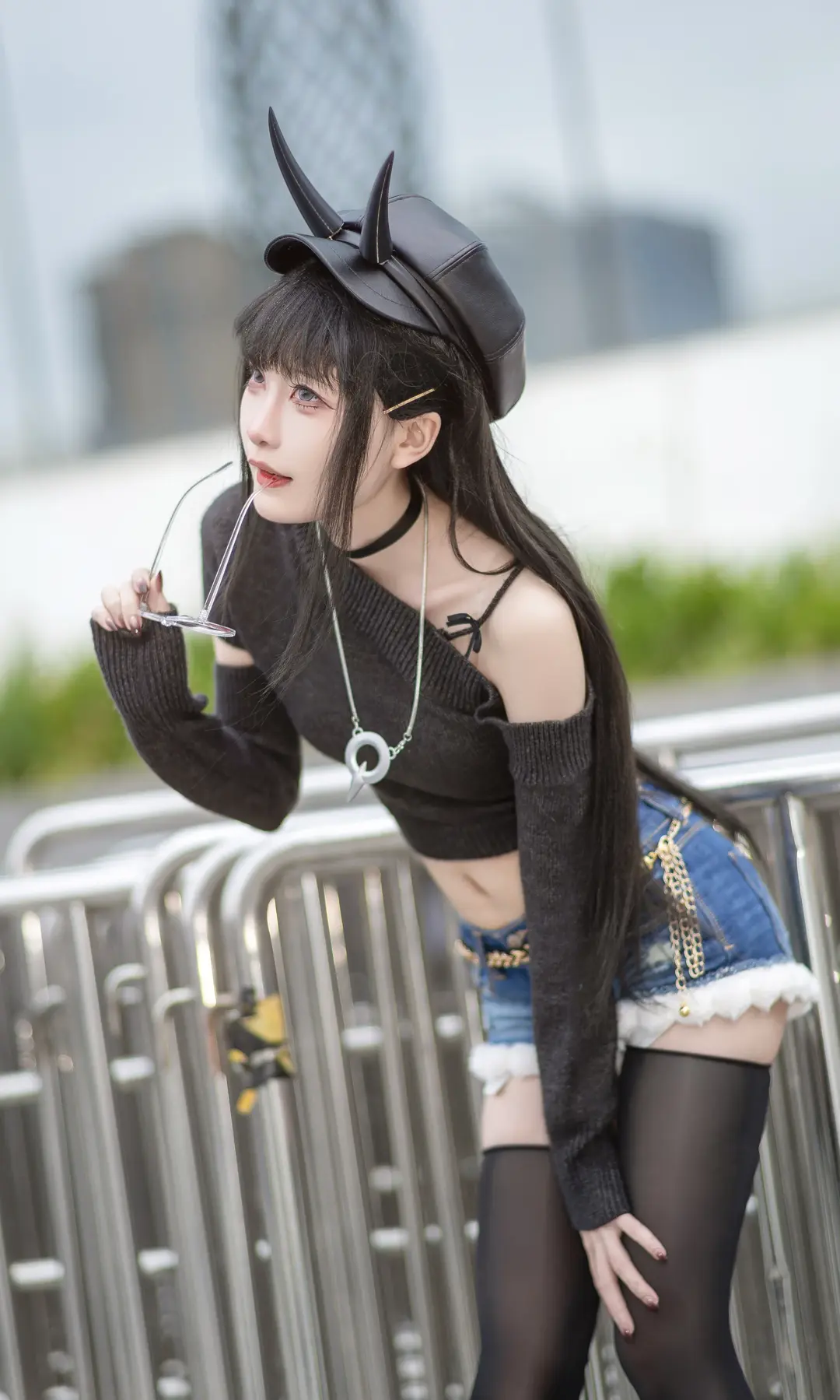 漫展場照, 二次元cos, cosplay返圖, 白絲cos, 廣州CICF漫展 - 第9張