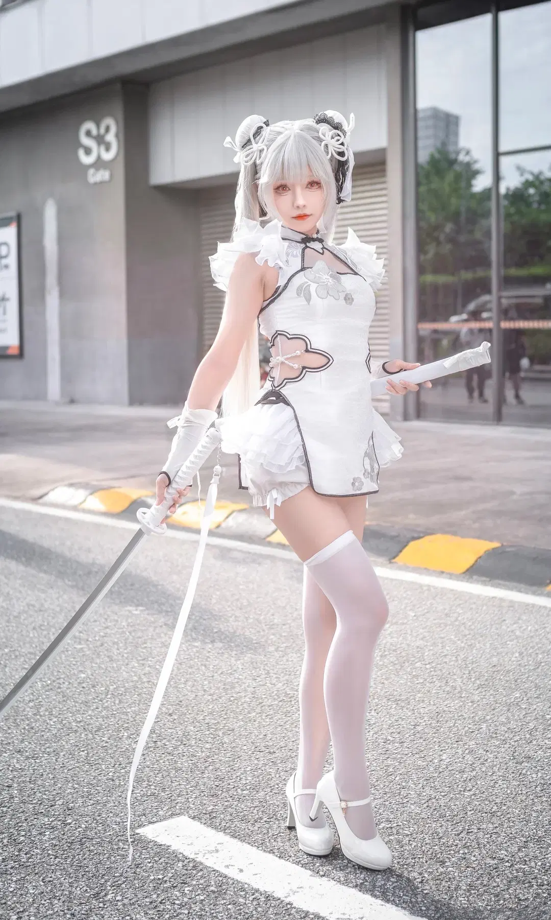 【殷紫萍cos】永劫无间萤火虫漫展返图，来找萍儿切磋一下 - wildwind风酱 - 第2张