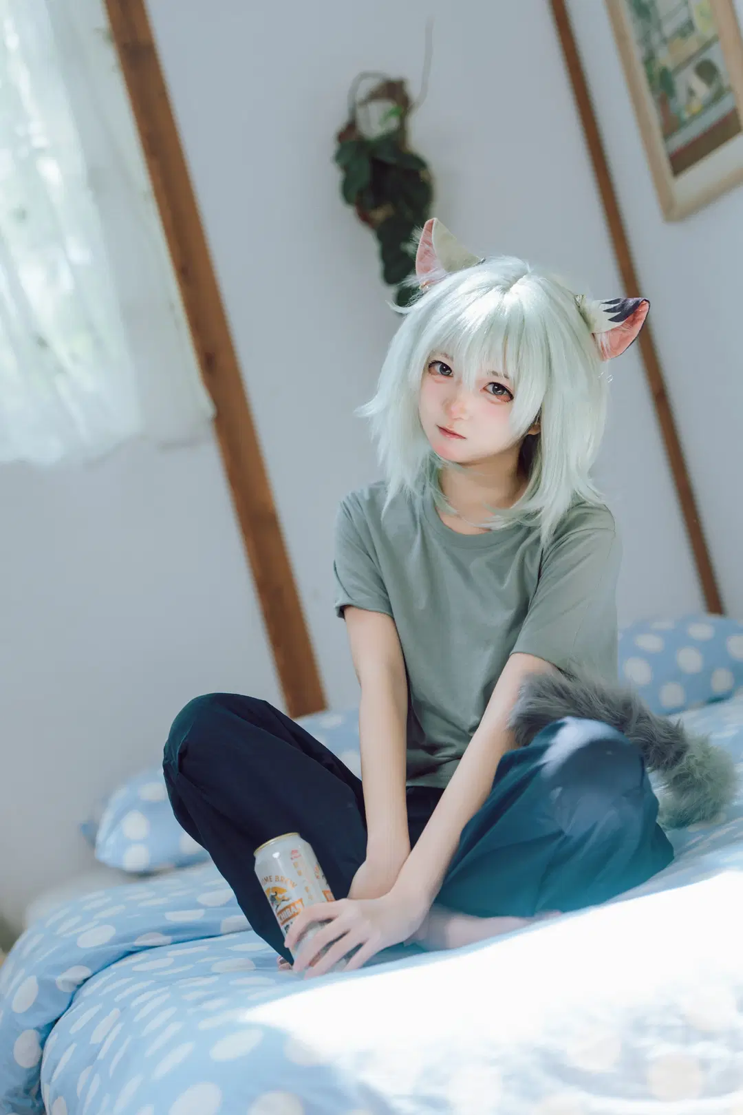 Cat Ear Cosplay at Home: A Relaxed-Style Anime Photoshoot with My Photographer by EddieZ - Image 6