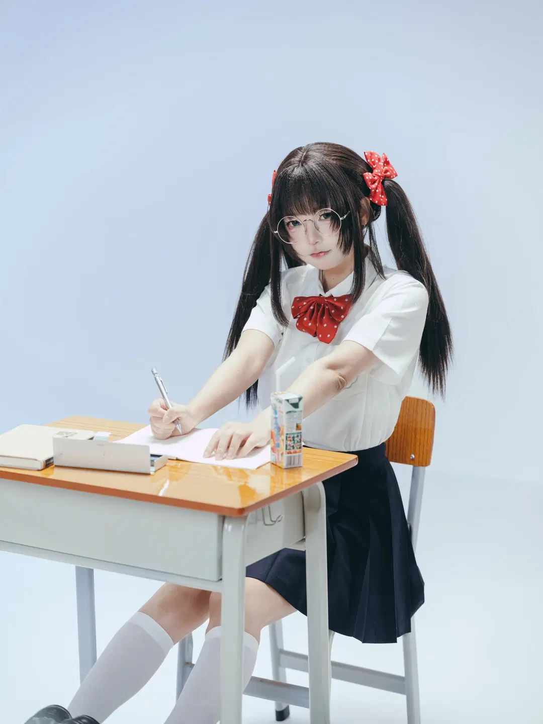 白棚里的JK学妹，一秒回到校园时光 - 蒋书剑 - 第3张