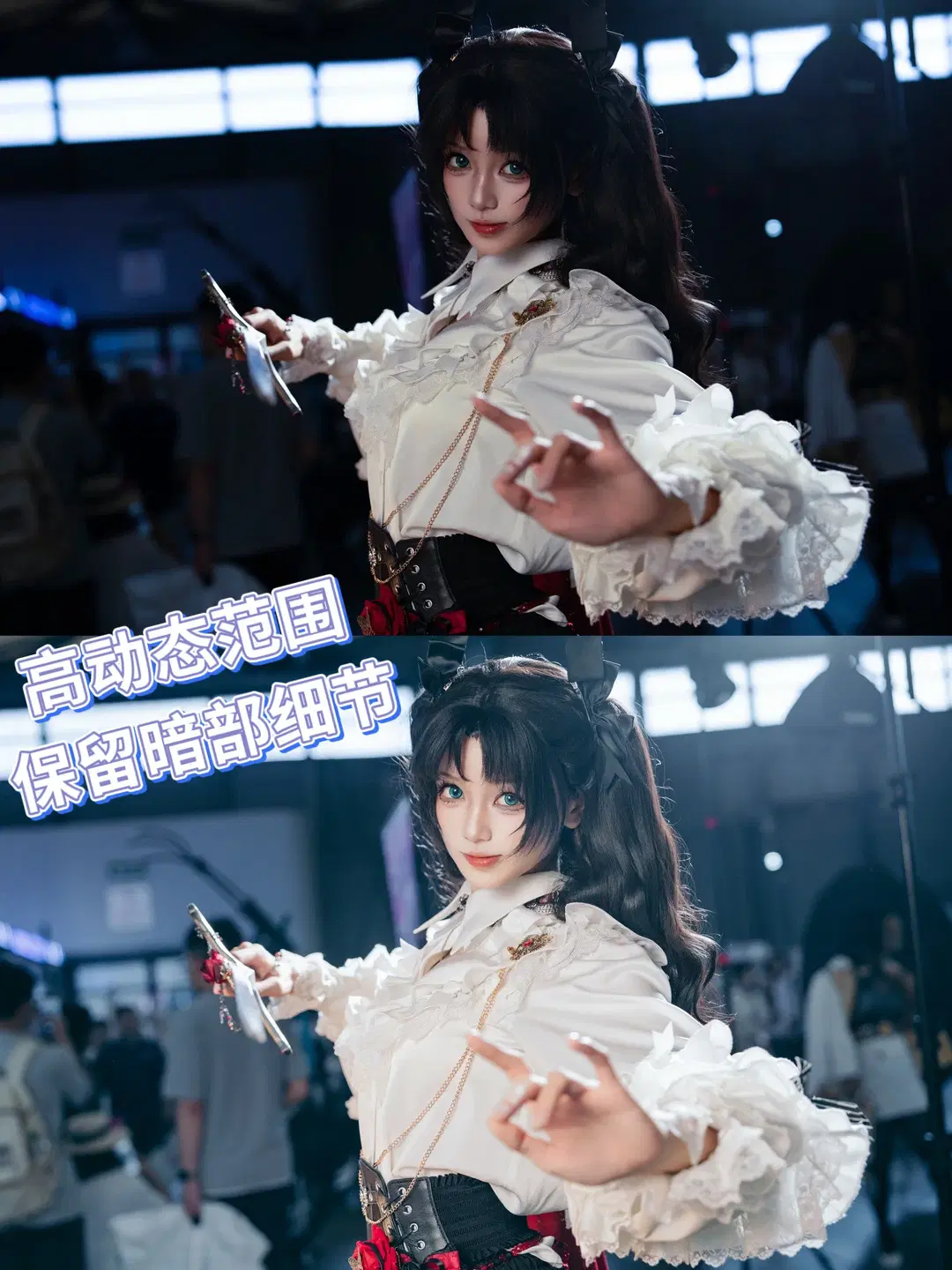 【遠坂凛 コスプレ】チャイナジョイ2026会場での黒ストッキング×赤マント！高ダイナミックレンジ動体撮影レビュー - 蒋书剑 - 2枚目