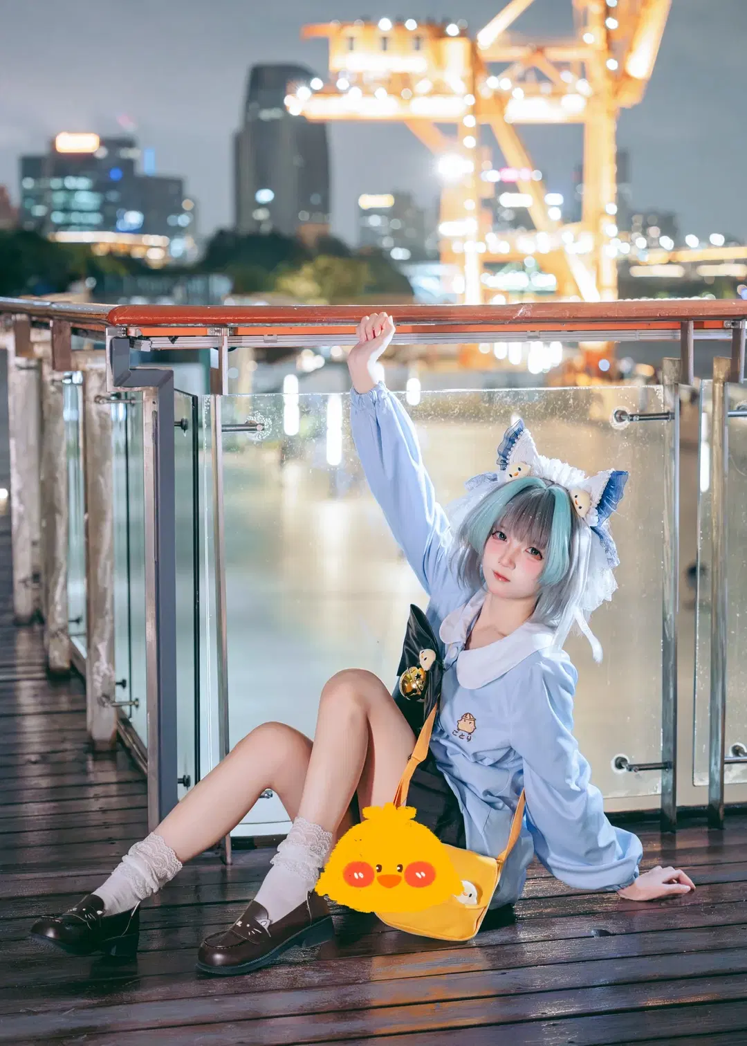 【柴郡cos】碧蓝航线黄昏转夜景实拍教程 - 蒋书剑 - 第8张