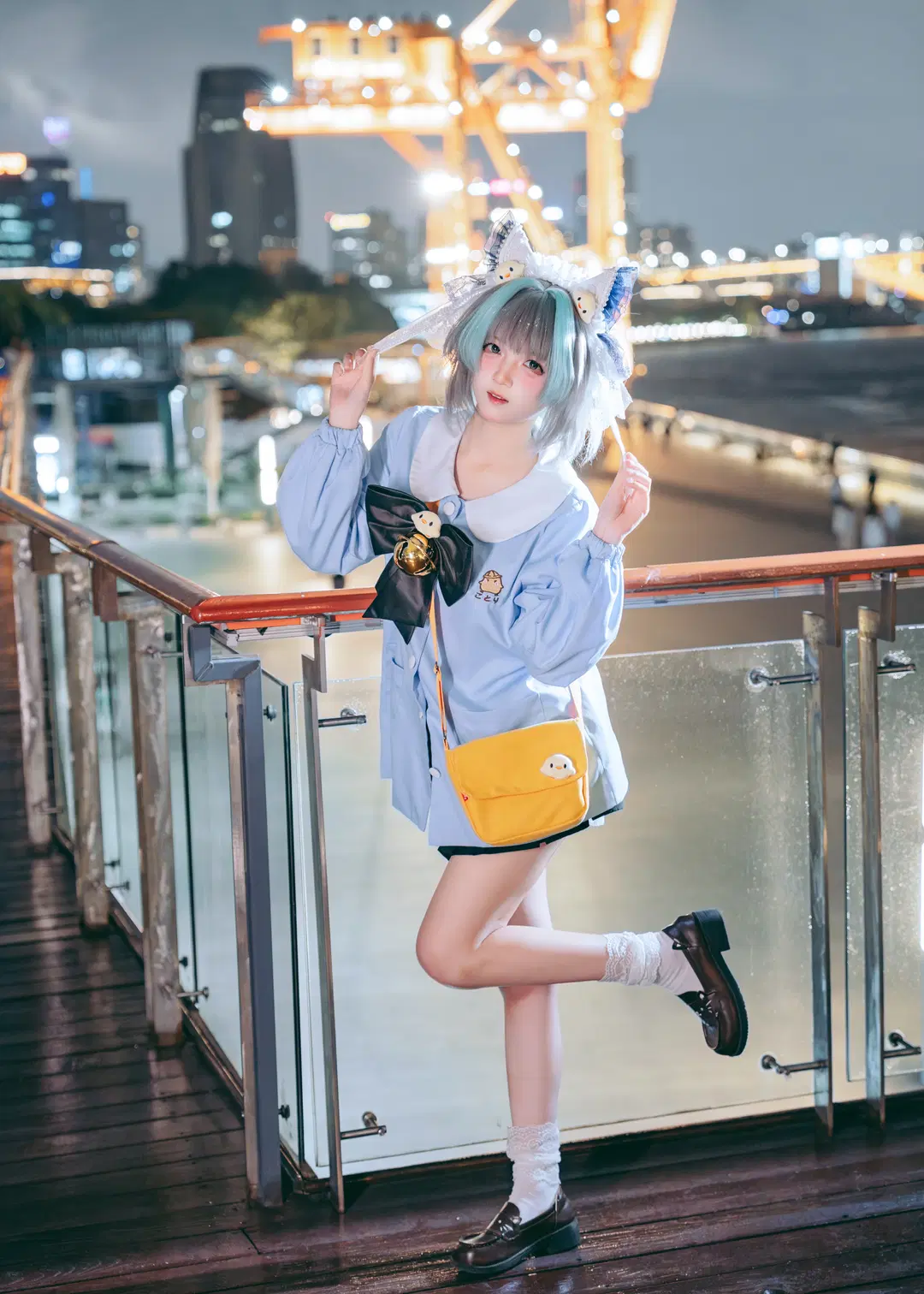 【柴郡cos】碧蓝航线黄昏转夜景实拍教程 - 蒋书剑 - 第9张