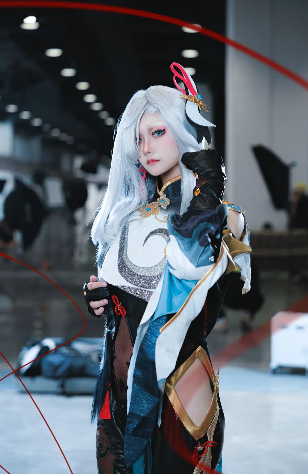 【Shenhe cosplay】Genshin Impact Shenhe Convention Photos Sharing by 番茄猫猫 - Image 2