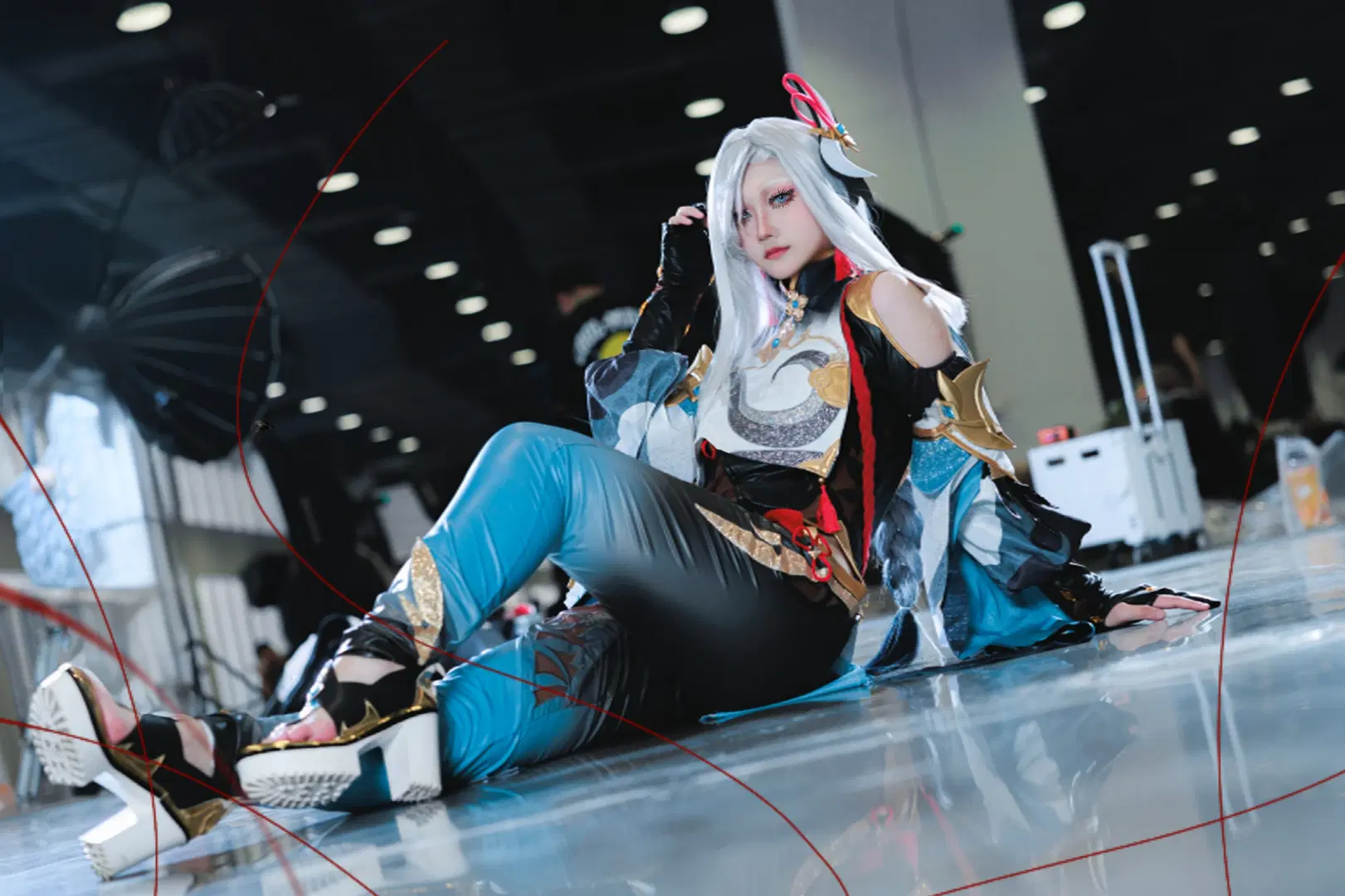 【Shenhe cosplay】Genshin Impact Shenhe Convention Photos Sharing by 番茄猫猫 - Image 6